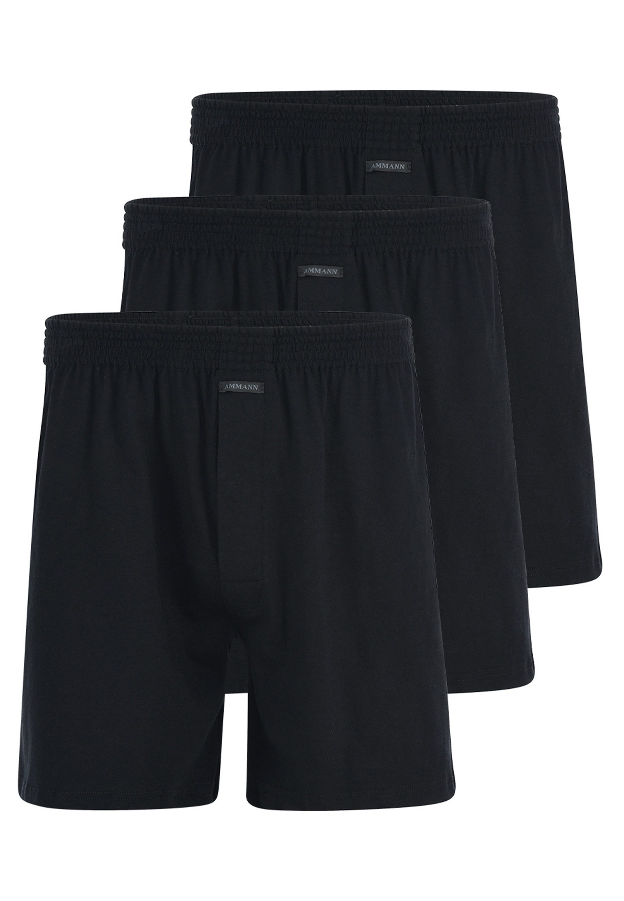 Ammann Boxershorts 3er Pack Basic (Spar-Set, 3-St) Boxershort - Baumwolle - günstig online kaufen