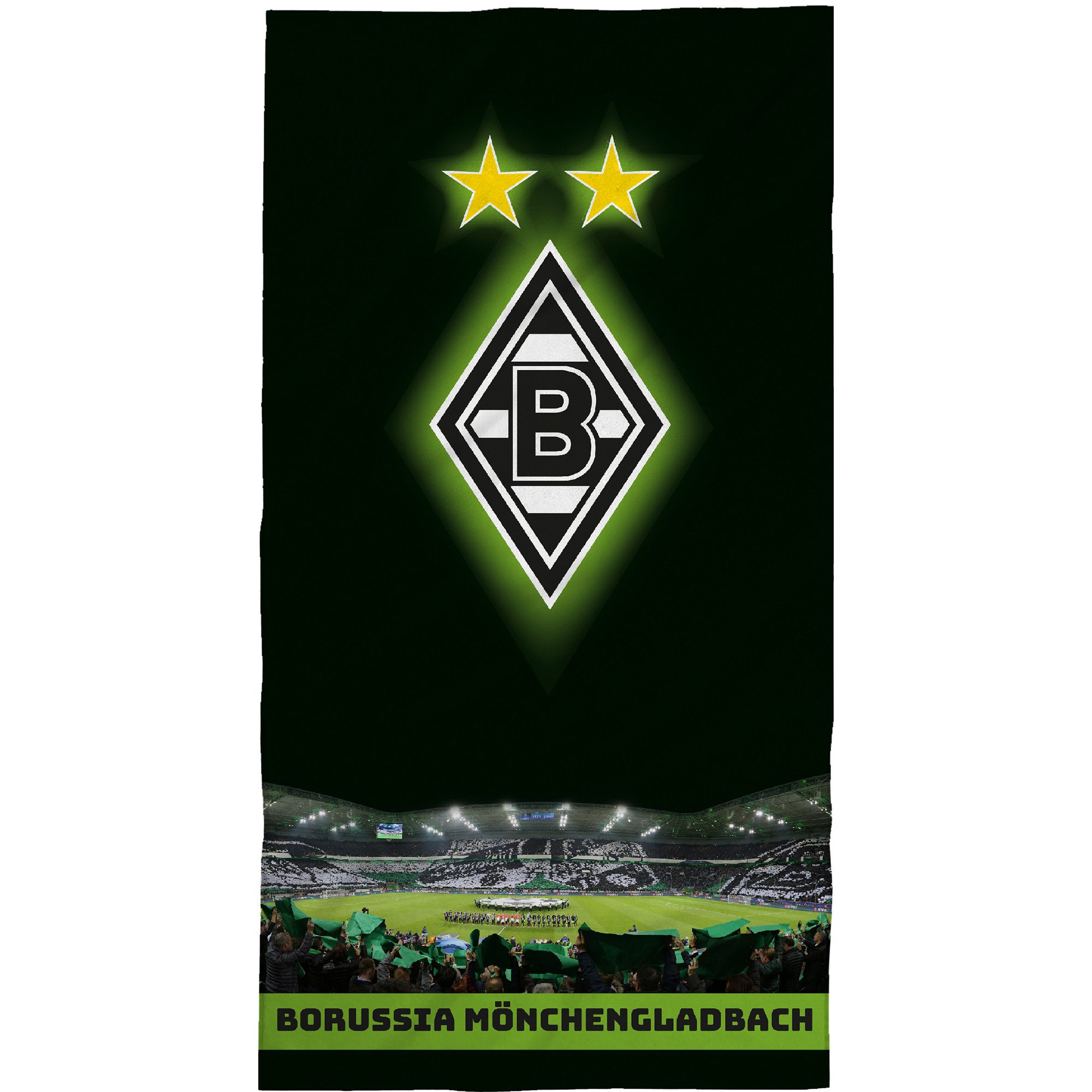 BERONAGE Strandtücher Borussia Mönchengladbach Badetuch Borussia günstig online kaufen