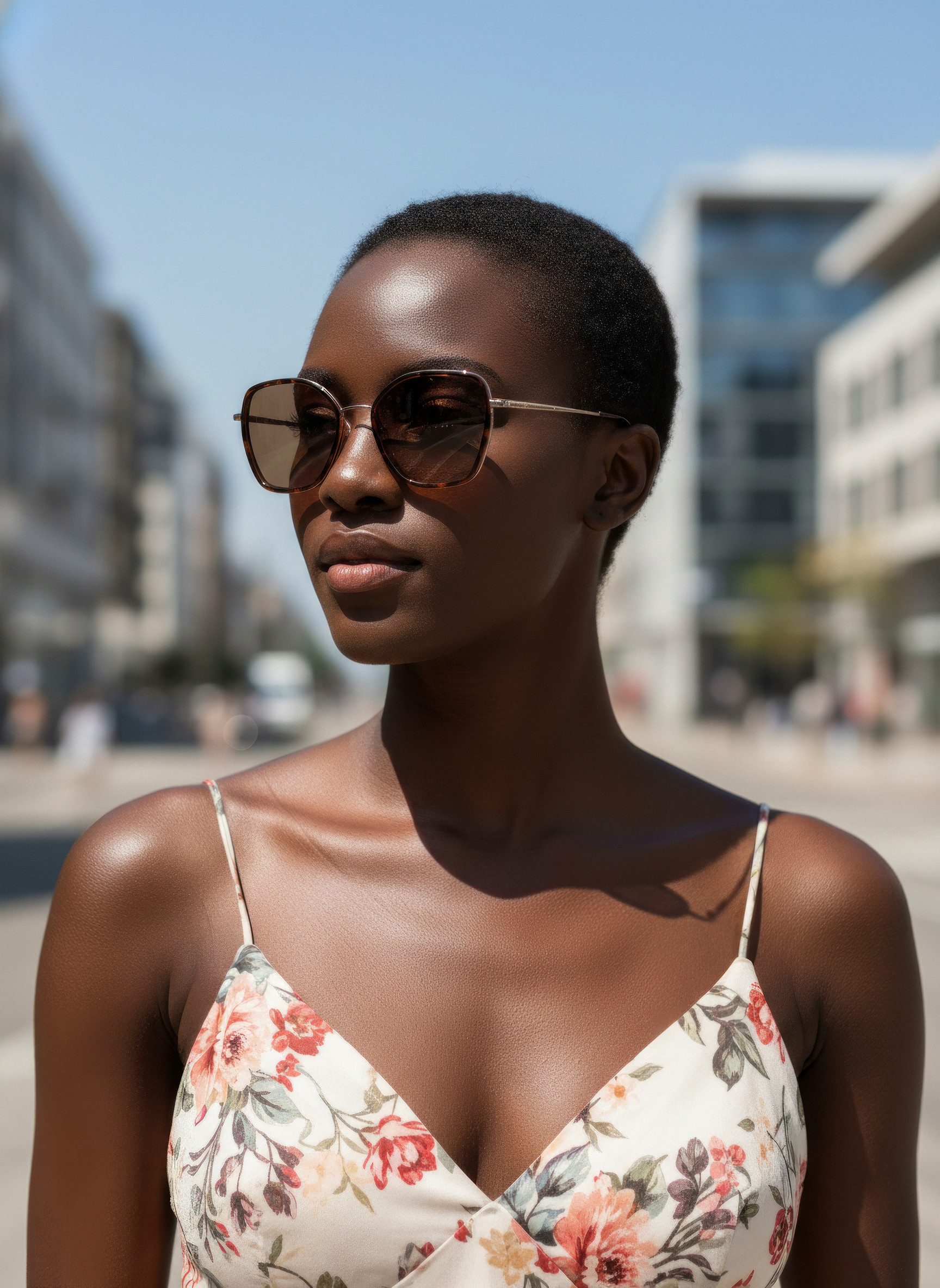 LASCANA Sonnenbrille Trendy Sonnenbrille mit UV Schutz, Damenbrille