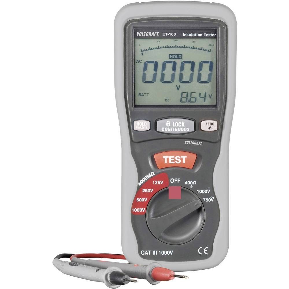 VOLTCRAFT Isolationsmessgerät Multimeter