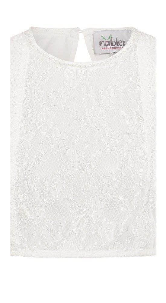 Nübler Dirndlbluse Dirndlbluse Kurzarm Emanuelle in Creme von Nübler