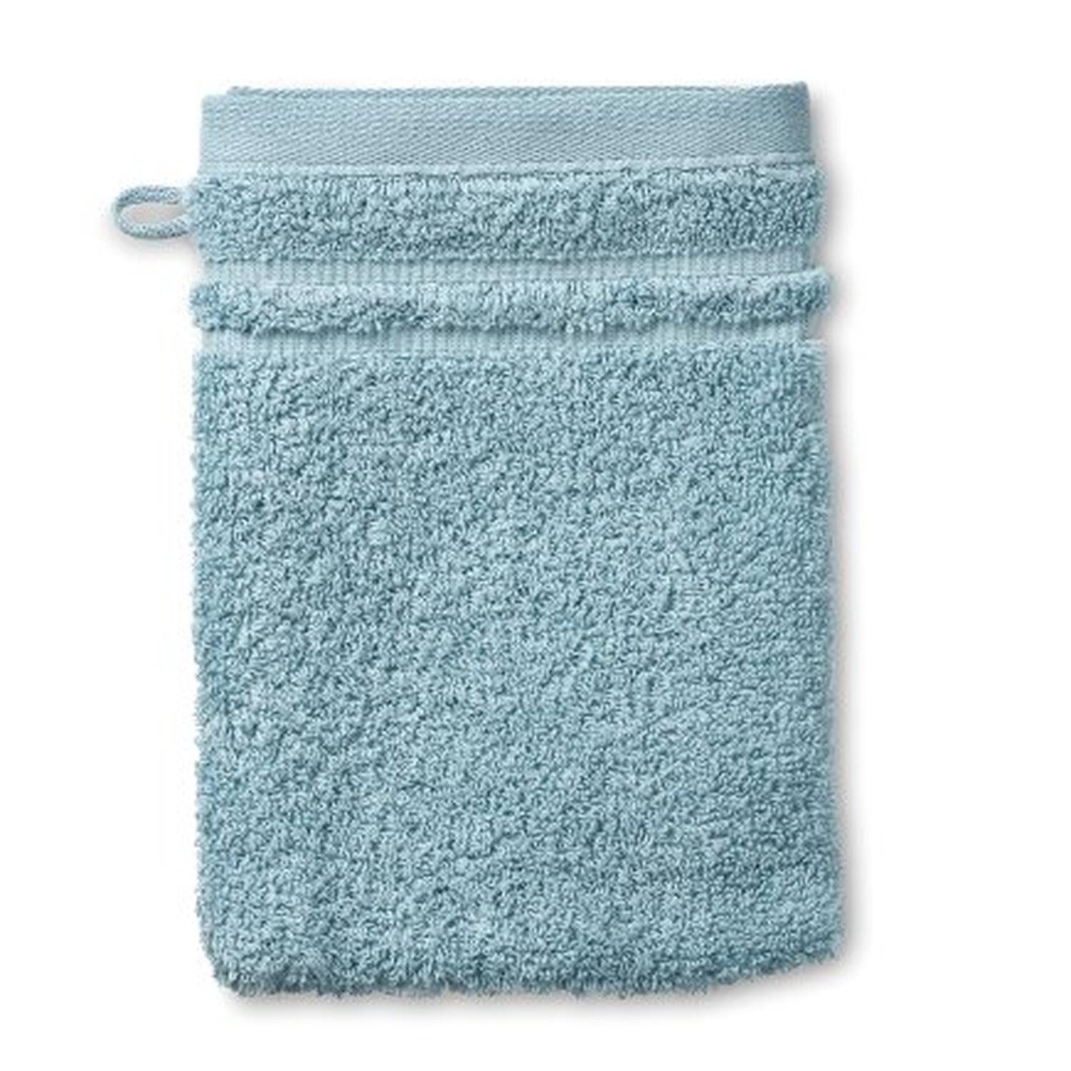kela Waschhandschuh Waschhandschuh Leonora 15x21 cm Nebelblau