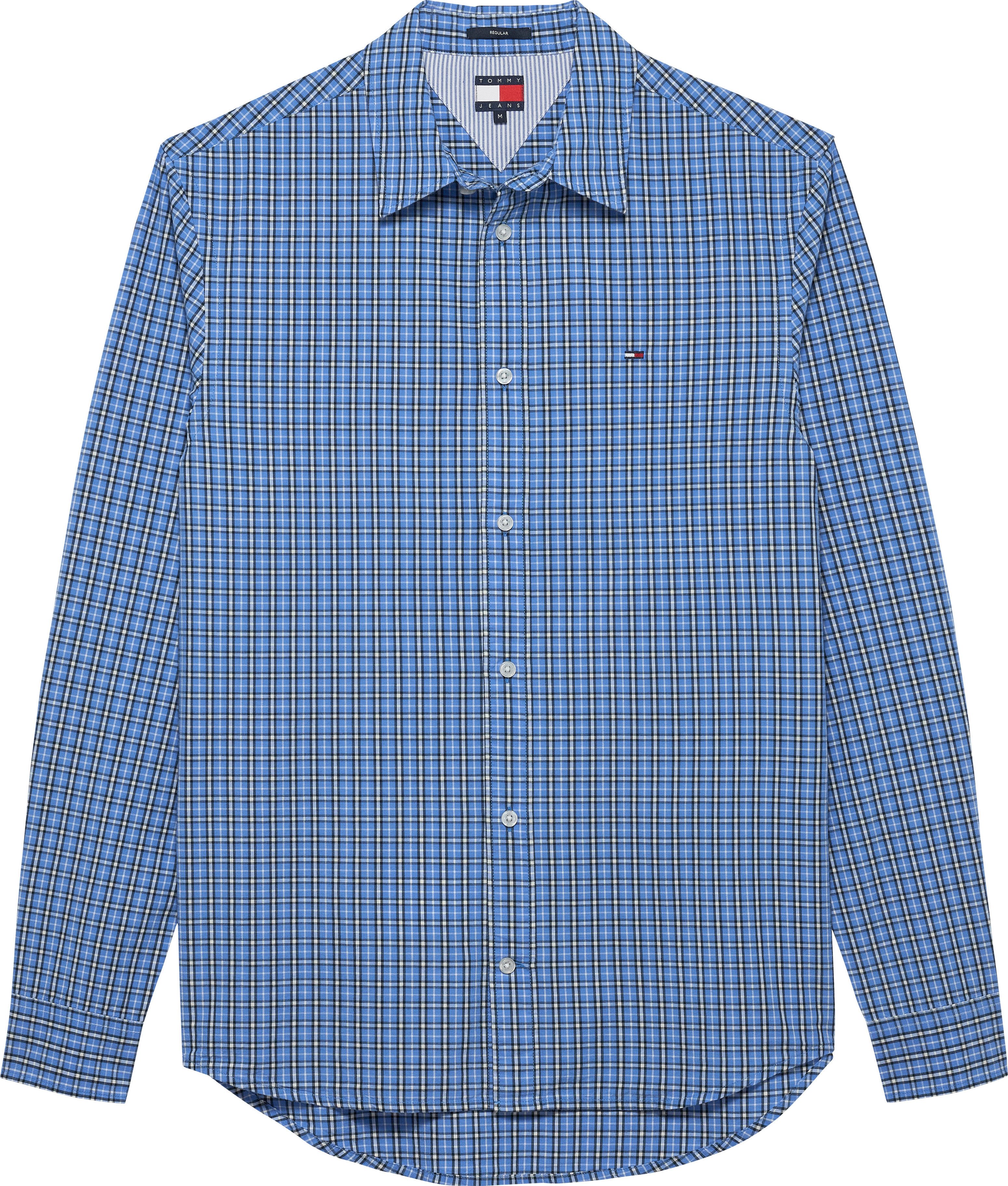 Tommy Jeans Langarmhemd TJM ESSNT POPLIN REG SHIRT EXT Mit Rundhalsausschnitt – Bild 3 von 5