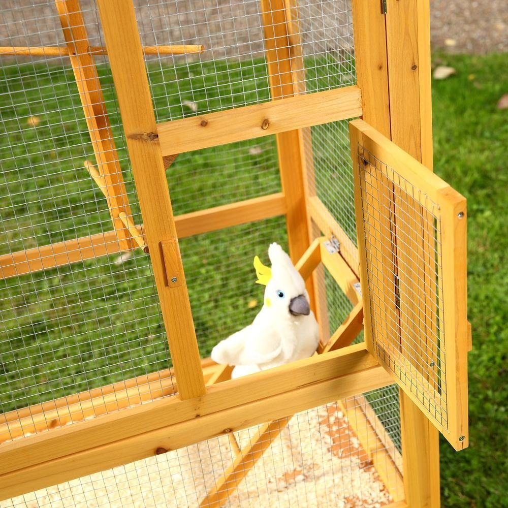 Melko Vogelkäfig Vogelkäfig Vogelvoliere Papageienkäfig Tierkäfig Außenvoliere Stall