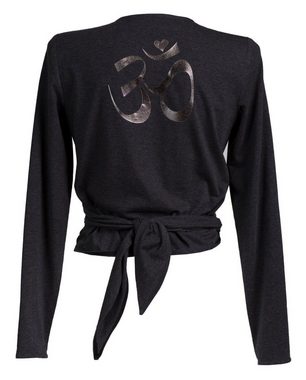 Flying Love Birds Yoga-Sweatjacke Yoga Wrap Jacket OM (Standard, 1-tlg., Standard) Geschickt gewickeltes Jäckchen!