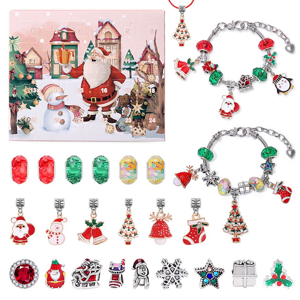 CLTYQ Schmuck-Adventskalender Adventskalender Mädchen Schmuck 2026, Weihnachtskalender Geschenk, für Kinder Teenager Frauen, 24 Füllung …