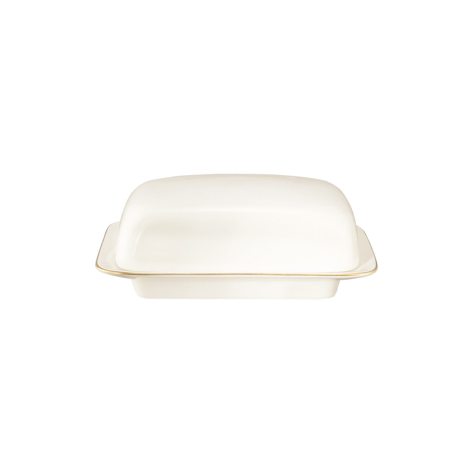 Seltmann Weiden Butterdose Savona Goldlinie Butterdose 250 g, Porzellan, (1-tlg)