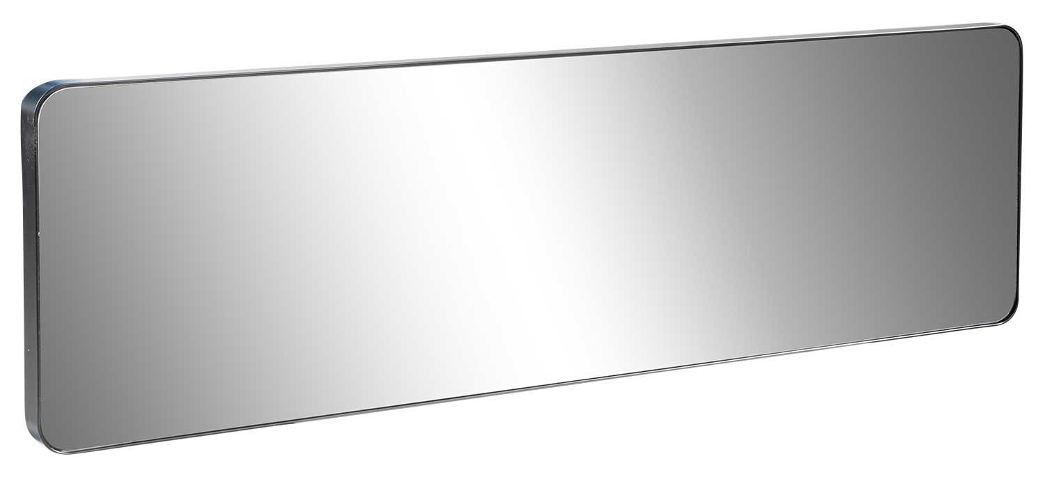 Home4You Spiegel TAINA, Rahmen cm, x Rahmenoberfläche in Metall, lackierte H 30 B 100 Schwarz
