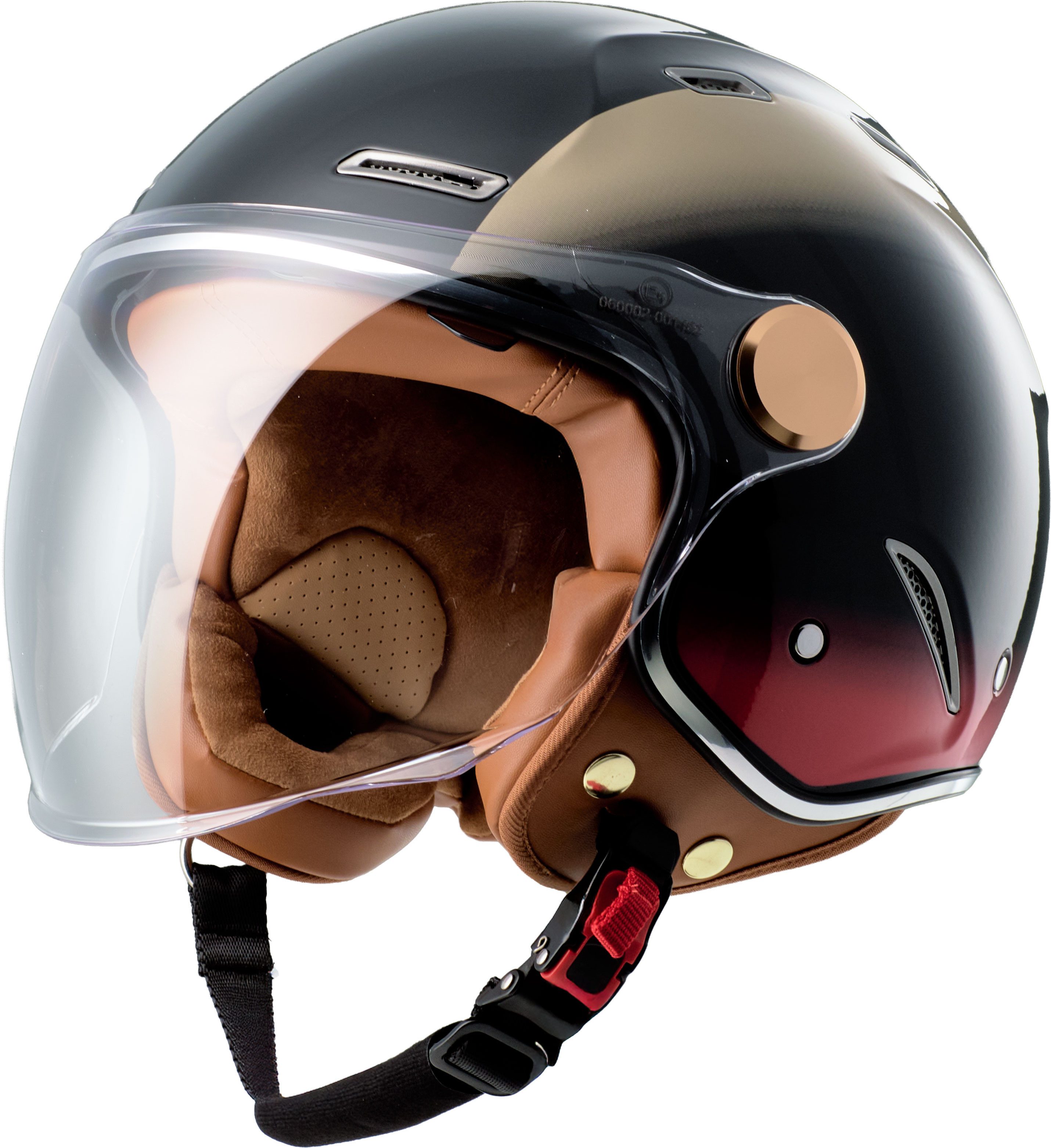 Motorradhelm Jethelm Retro Look