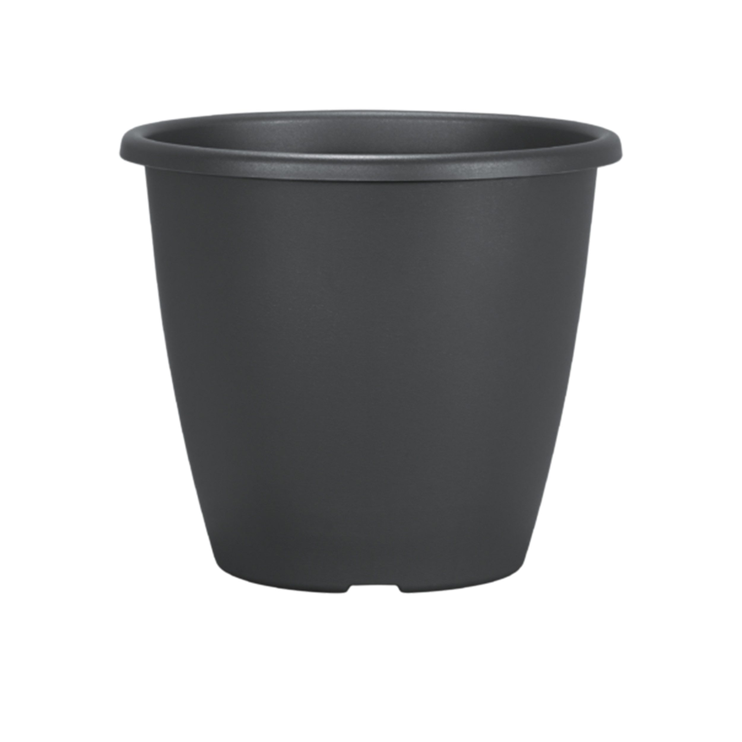 Geli Blumentopf Geli Pflanztopf Nevada Anthrazit Ø 20 cm – Robuster Kunstst günstig online kaufen