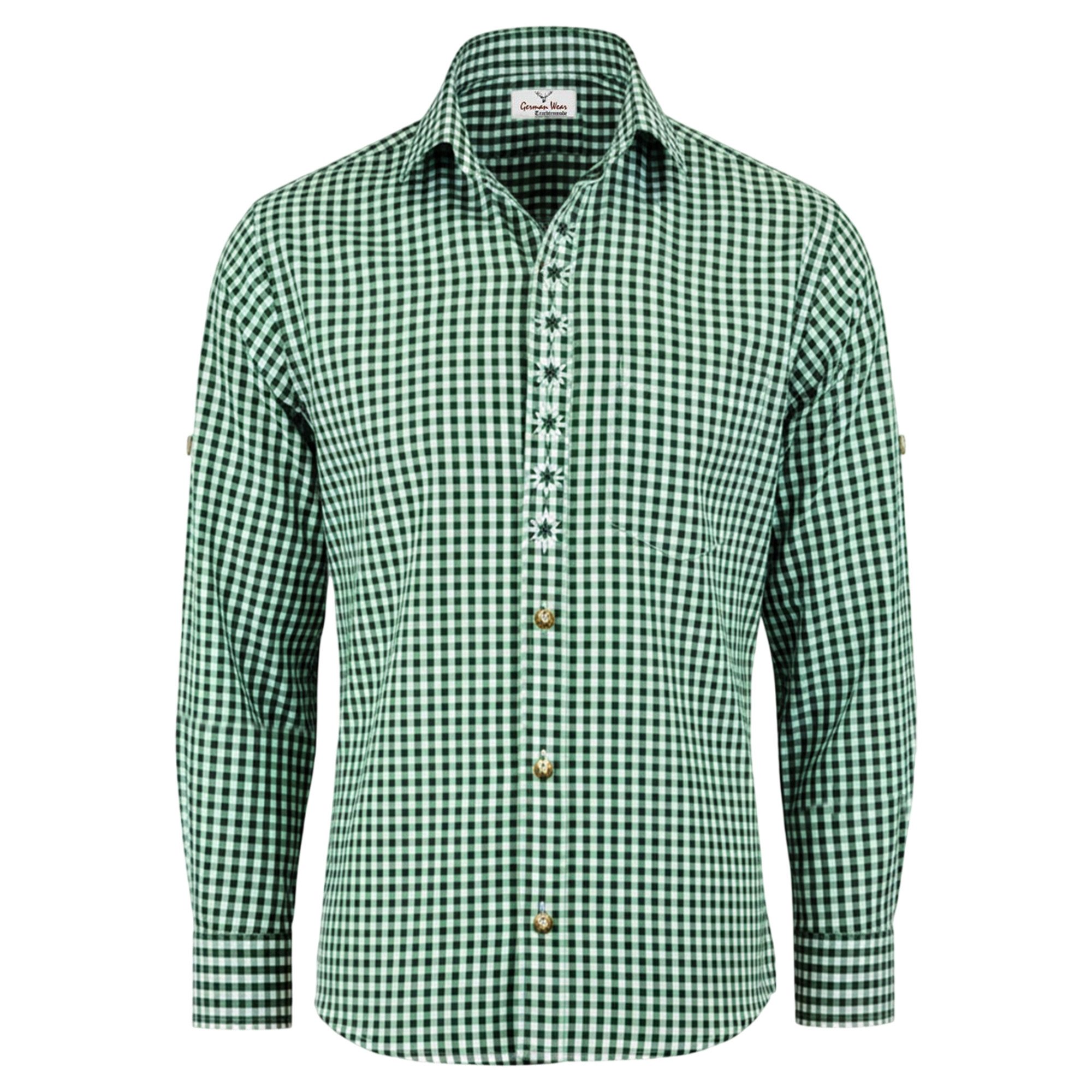 German Wear Trachtenhemd GW120x-EW Trachtenhemd für Trachtenlederhose mit E günstig online kaufen