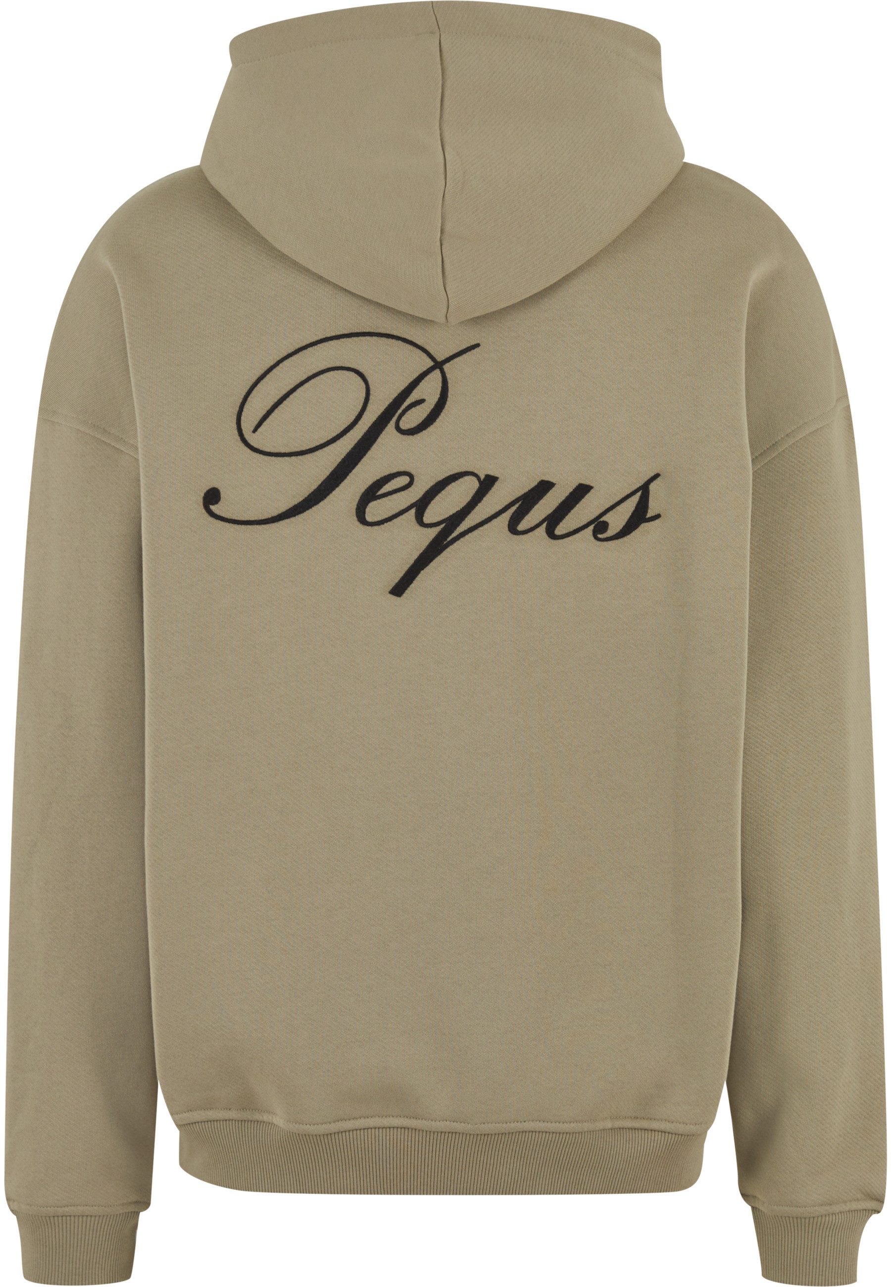 PEQUS Kapuzenpullover PEQUS PEQUS Handwritten Logo Zip Hoodie (1-tlg)