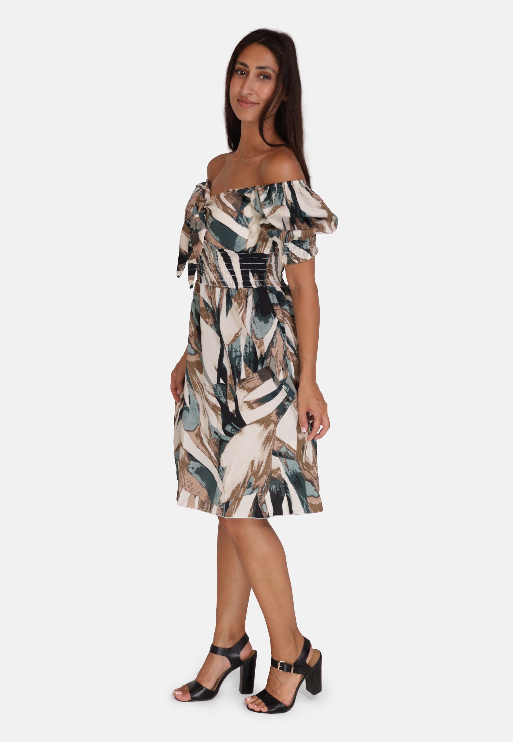 Elara Sommer Kleid mit Muster