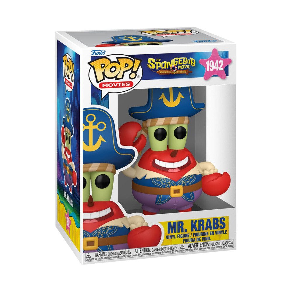 Funko Merchandise-Figur SpongeBob Schwammkopf POP! Vinyl Figur Mr. Krabs (Pirate) 9 cm