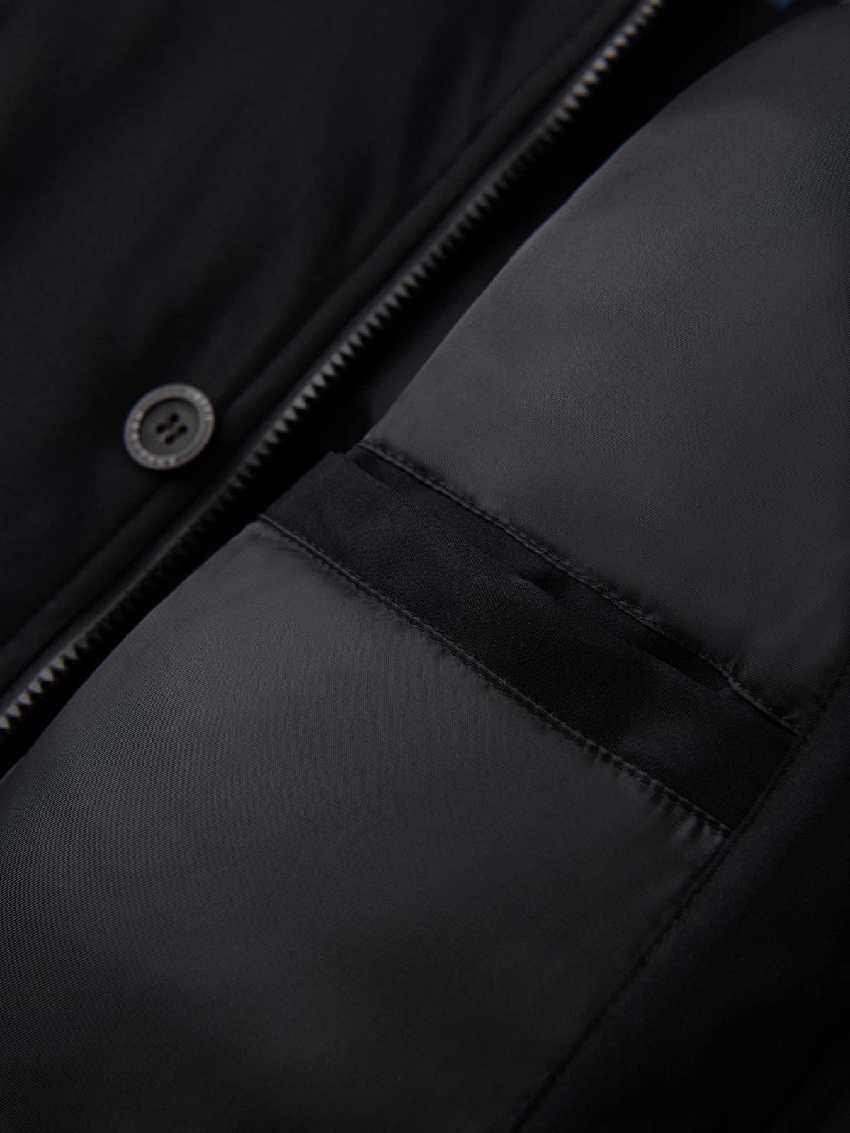 Winterjacke Elegante Herren-Parka mit Cargotaschen und Kapuze
