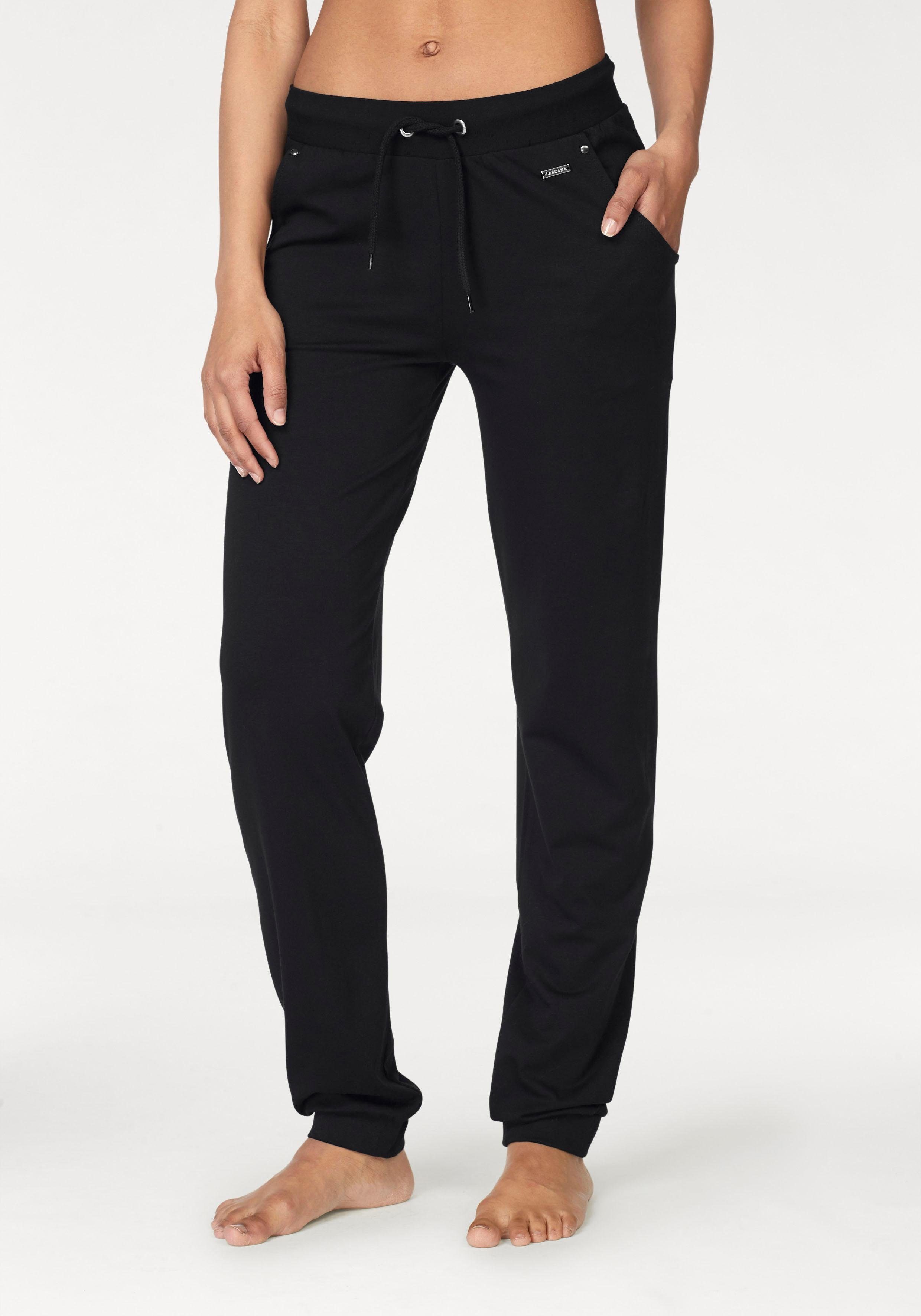 LASCANA Relaxhose - Loungehose- Sweathose mit seitlichen Eingrifftaschen, Home- und Loungewear – Bild 5 von 5