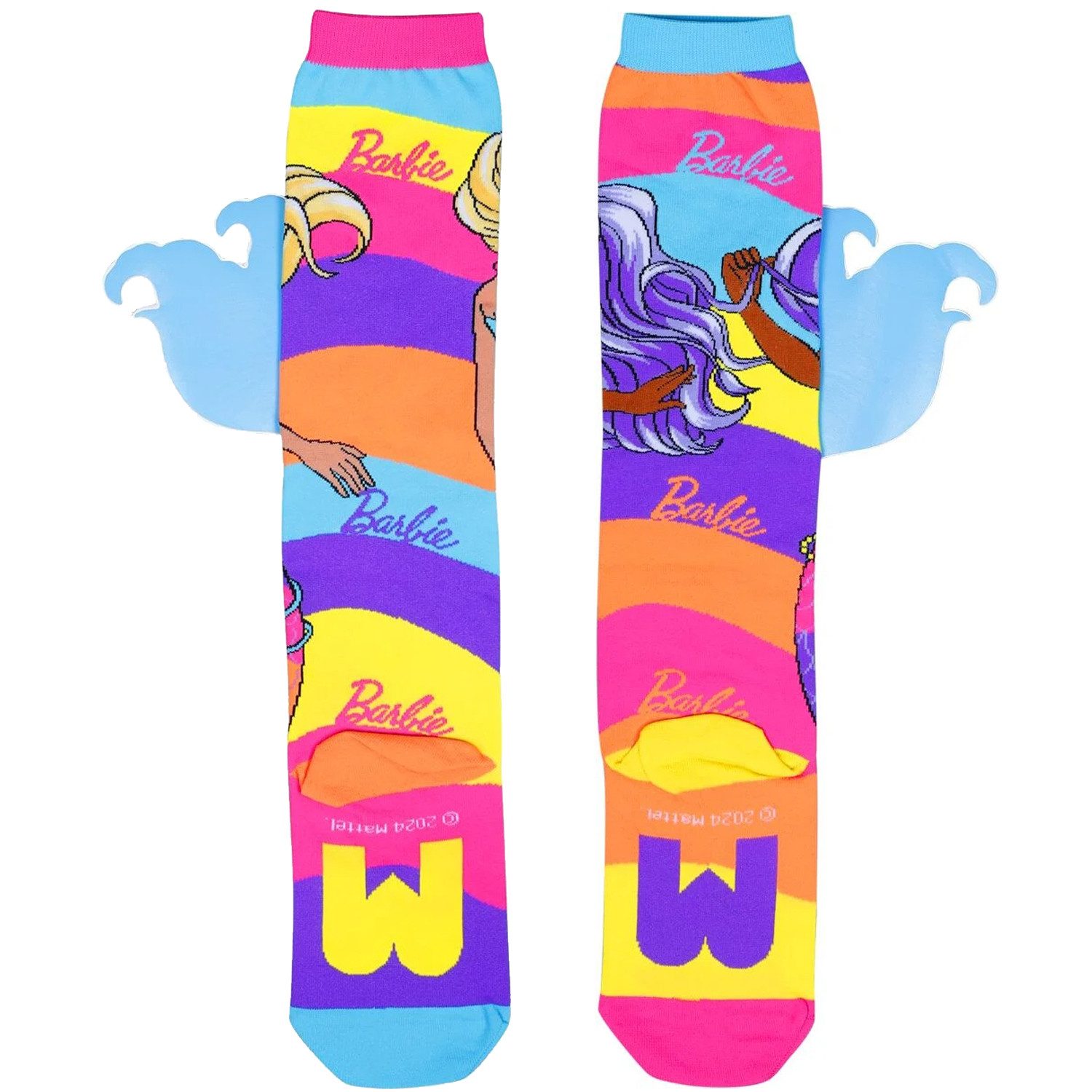 Heinrich Bauer Socken Barbie Meerjungfrauen Socken mit 3D-Flossen Bunt – Bild 5 von 5
