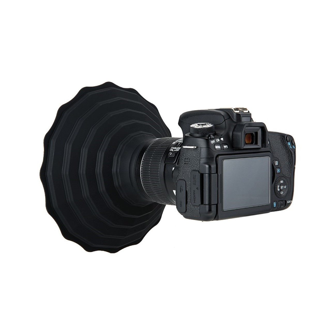 JJC Objektivblende faltbar Silikon Lens Hood LH-ARS Gegenlichtblende Gegenlichtblende