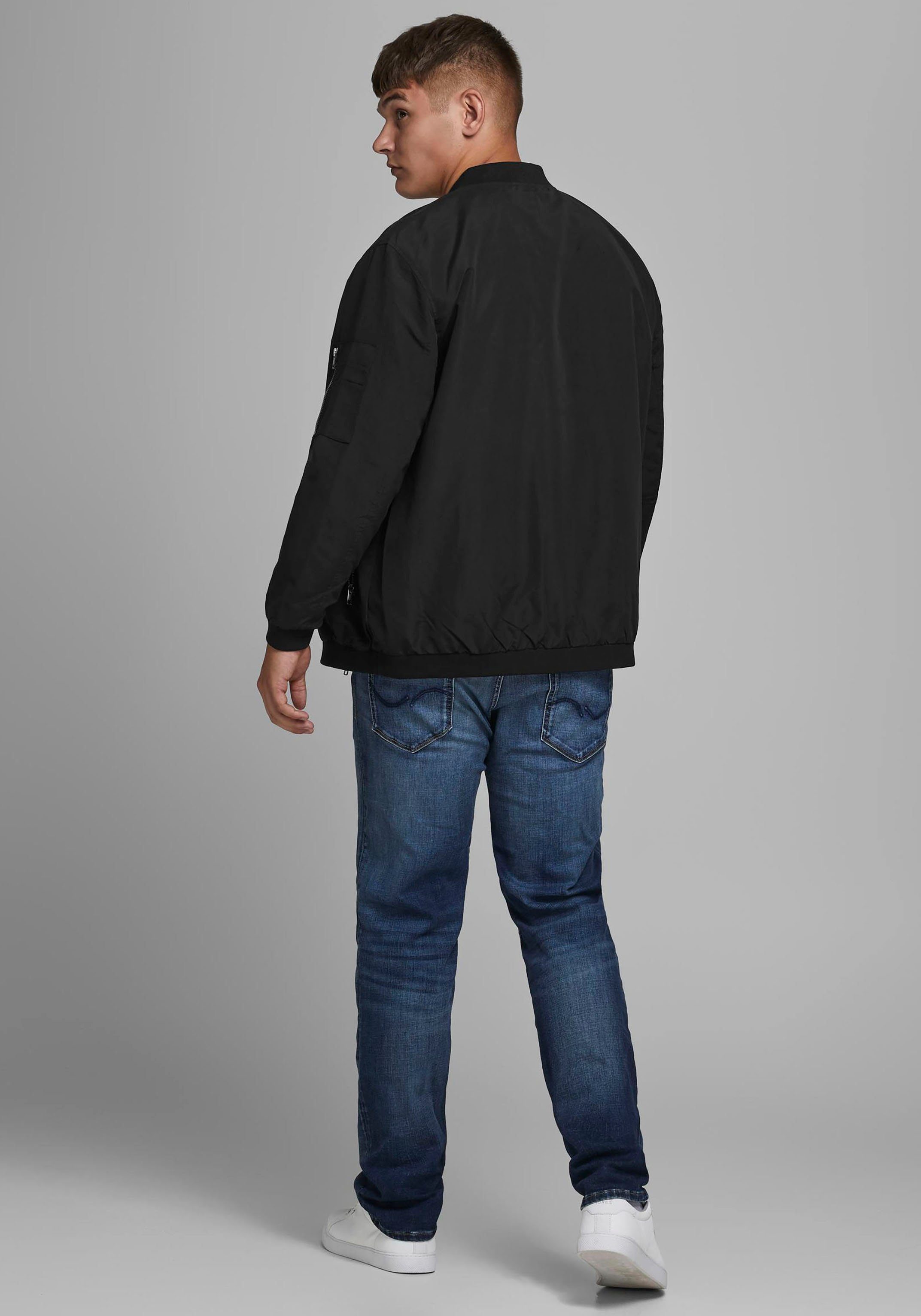 Jack & Jones 6XL Bomberjacke PlusSize Bis schwarz Größe BOMBER RUSH