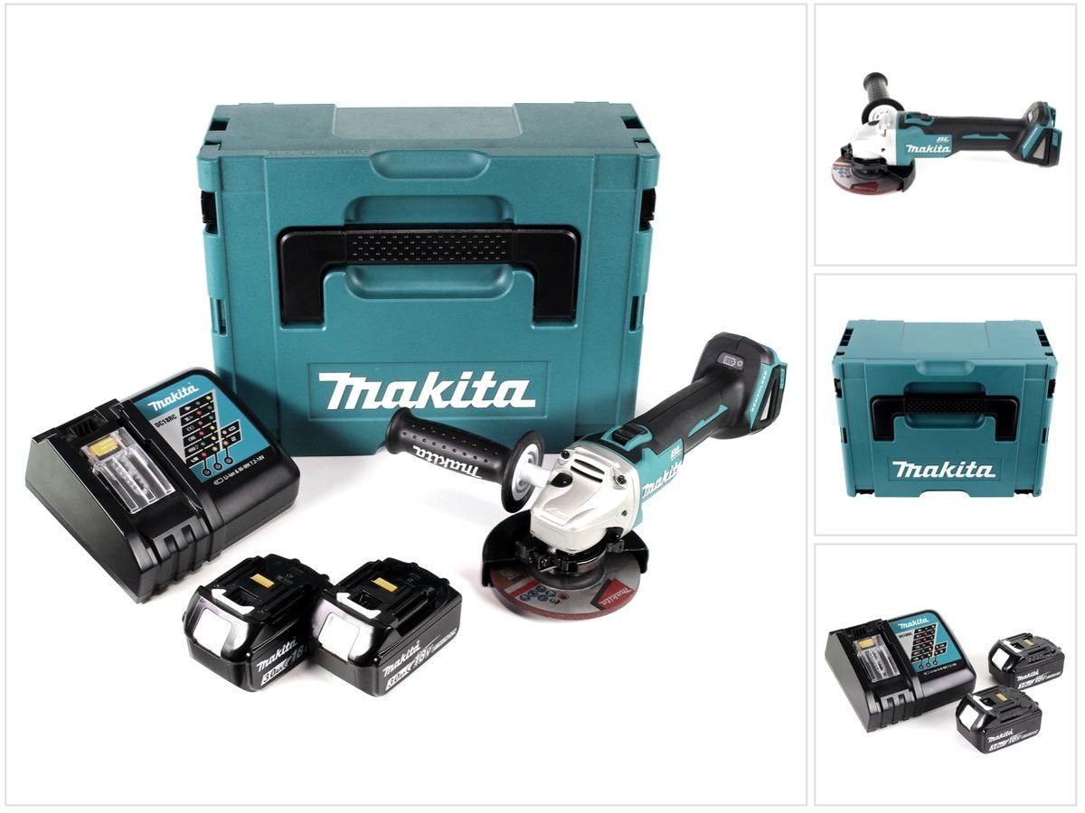 Makita Winkelschleifer DGA 504 RFJ Akku Winkelschleifer 18V 125mm Brushless günstig online kaufen
