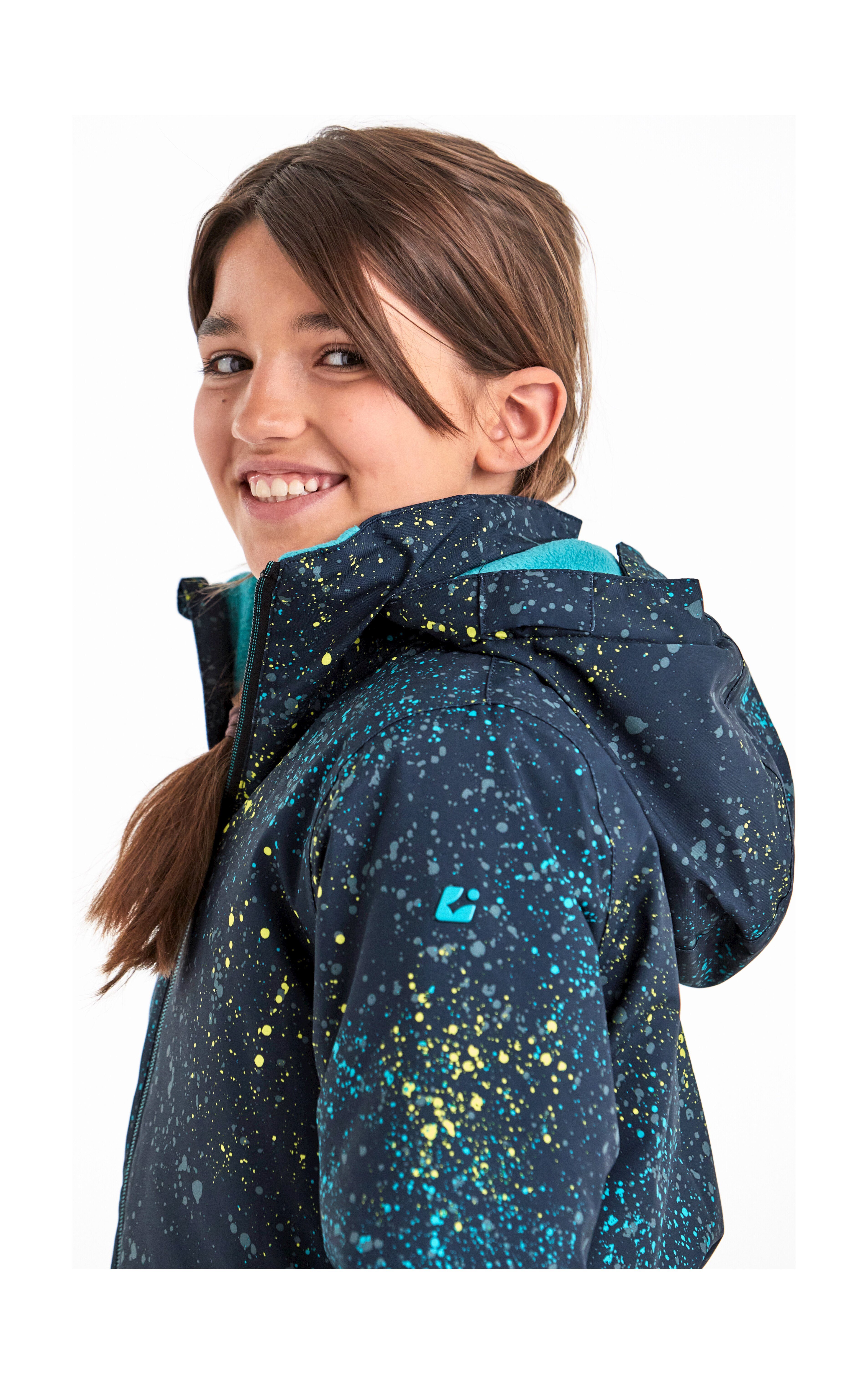 Killtec Outdoorjacke KOW 197 GRLS JCKT Wasserdicht, atmungsaktiv, verstellbar, Fleece-Futter