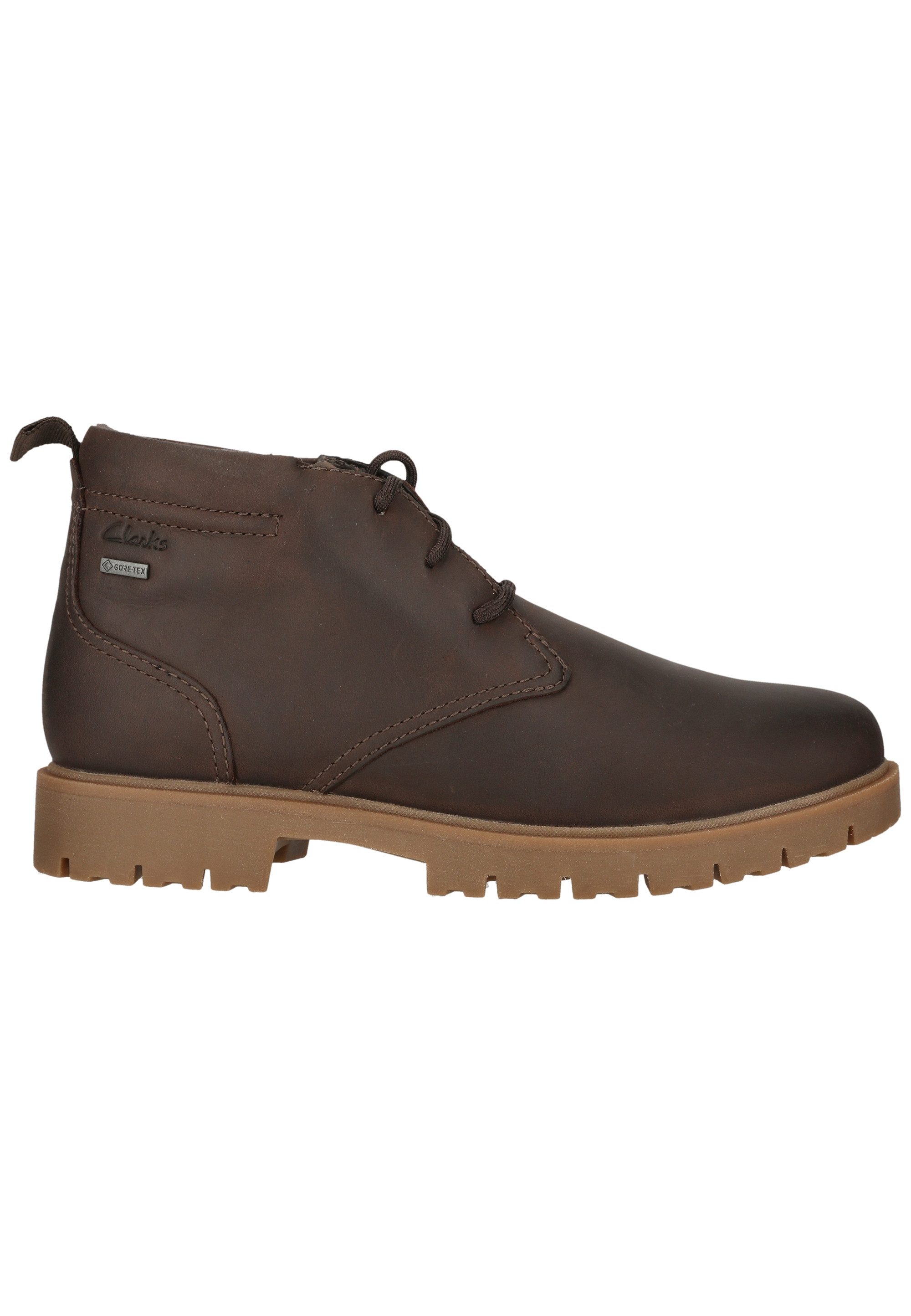 Clarks Berhill Mid Gore-Tex Stiefelette mit atmungsaktivem, wasserdichtem Futter