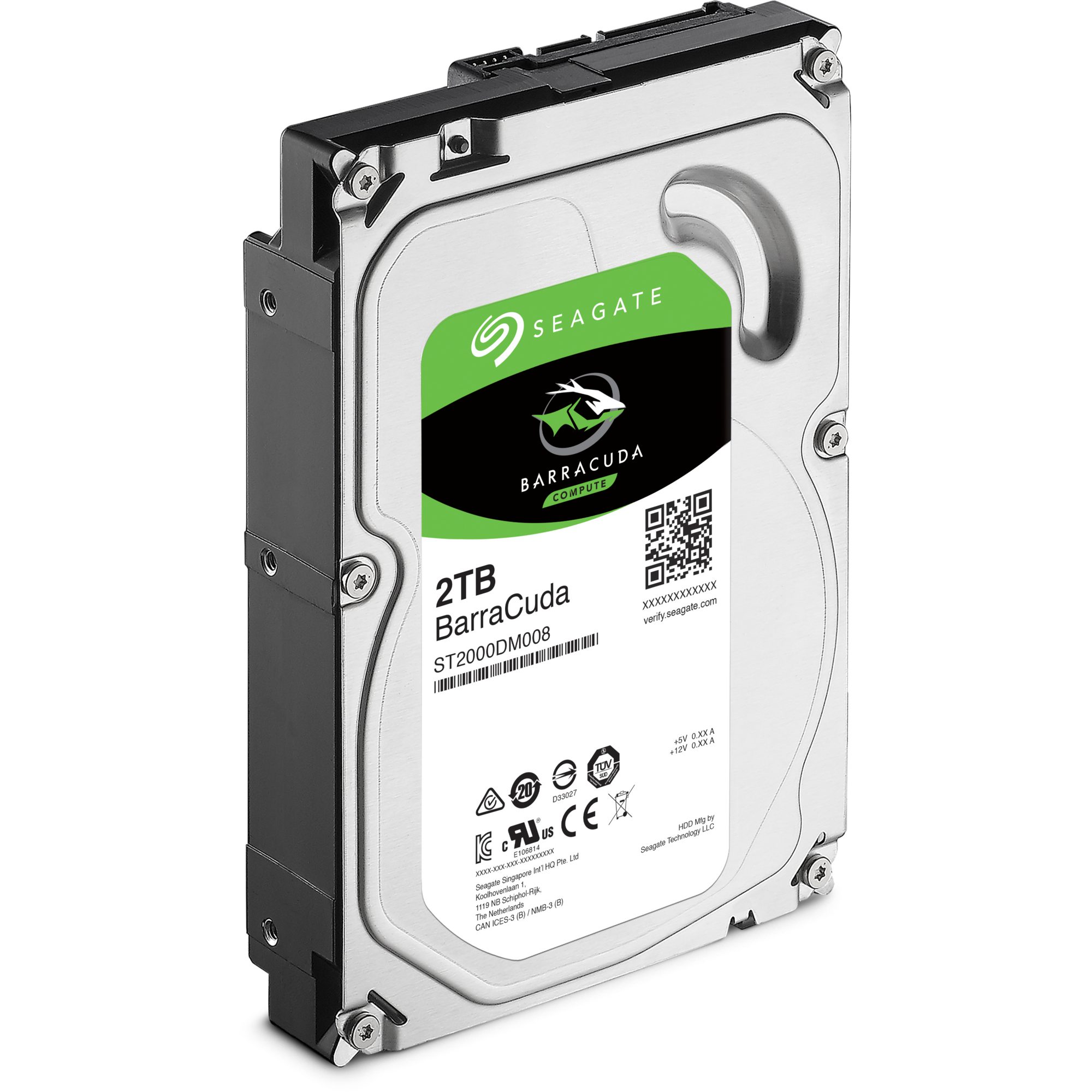 Seagate Seagate ST2000DM008 2 TB, Festplatte, (SATA 6 Gb/s, 3,5) interne HDD-Festplatte (2.000) 3,5""