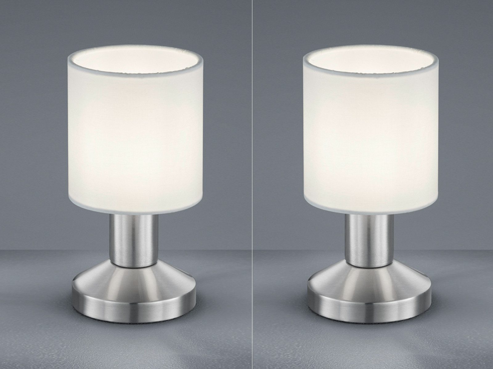 TRIO Leuchten LED Tischleuchte, ohne Leuchtmittel, 2er Set kleine Nachttisc günstig online kaufen