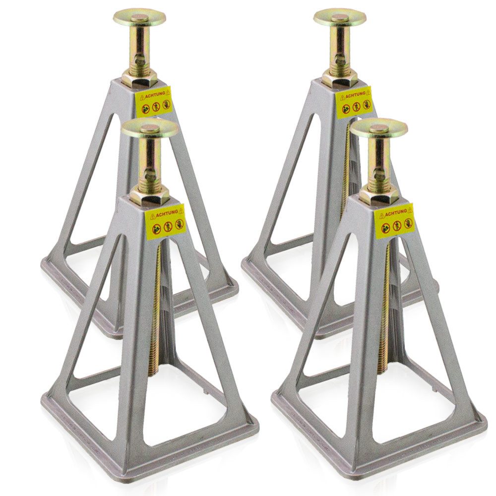 Bituxx Unterstellbock 4er Set Alu Stützböcke 900kg, 900 kg max. Belastbarkeit, (Set, 4-St., MS-17511)
