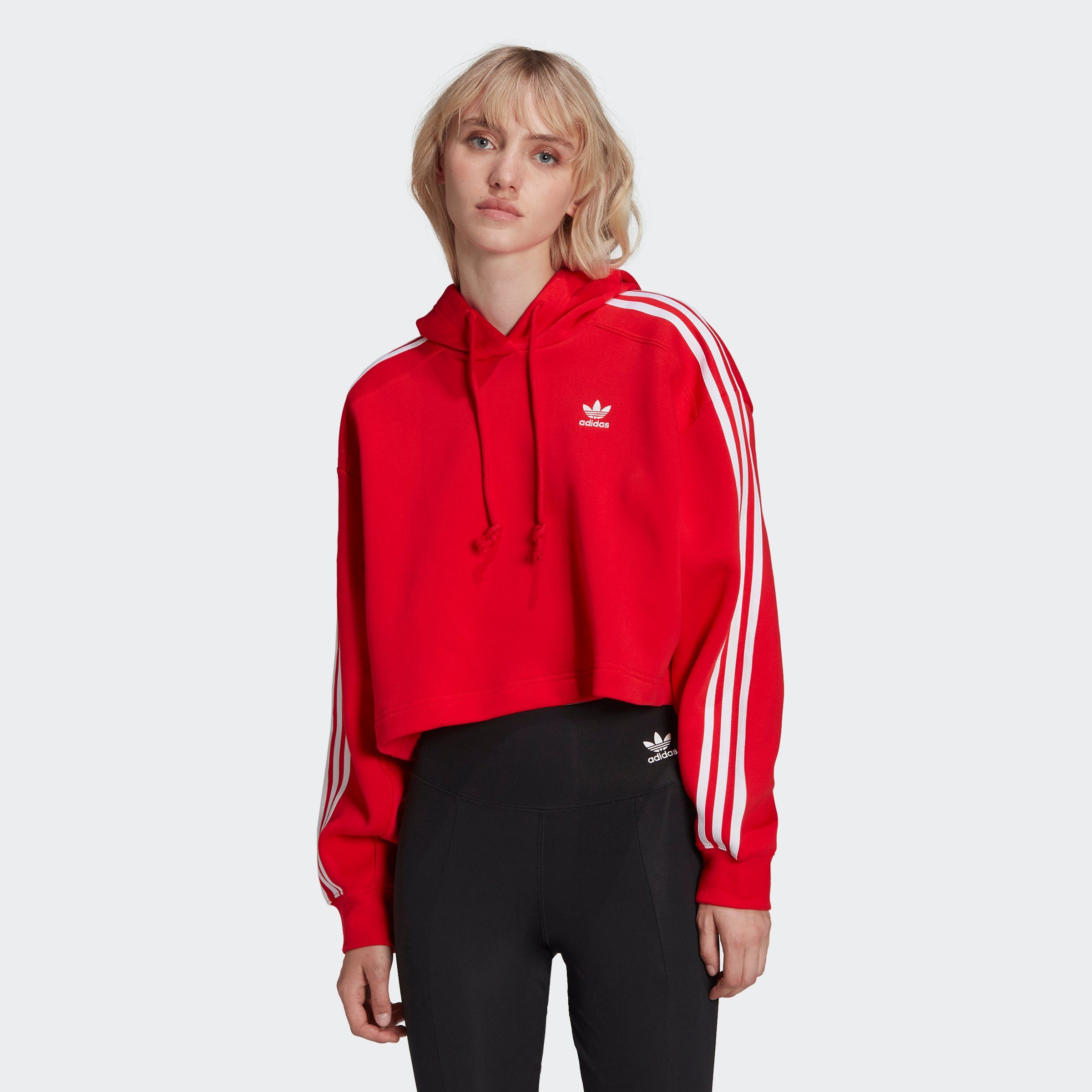 adidas HOODIE Kapuzensweatshirt CLASSICS Originals CROP ADICOLOR