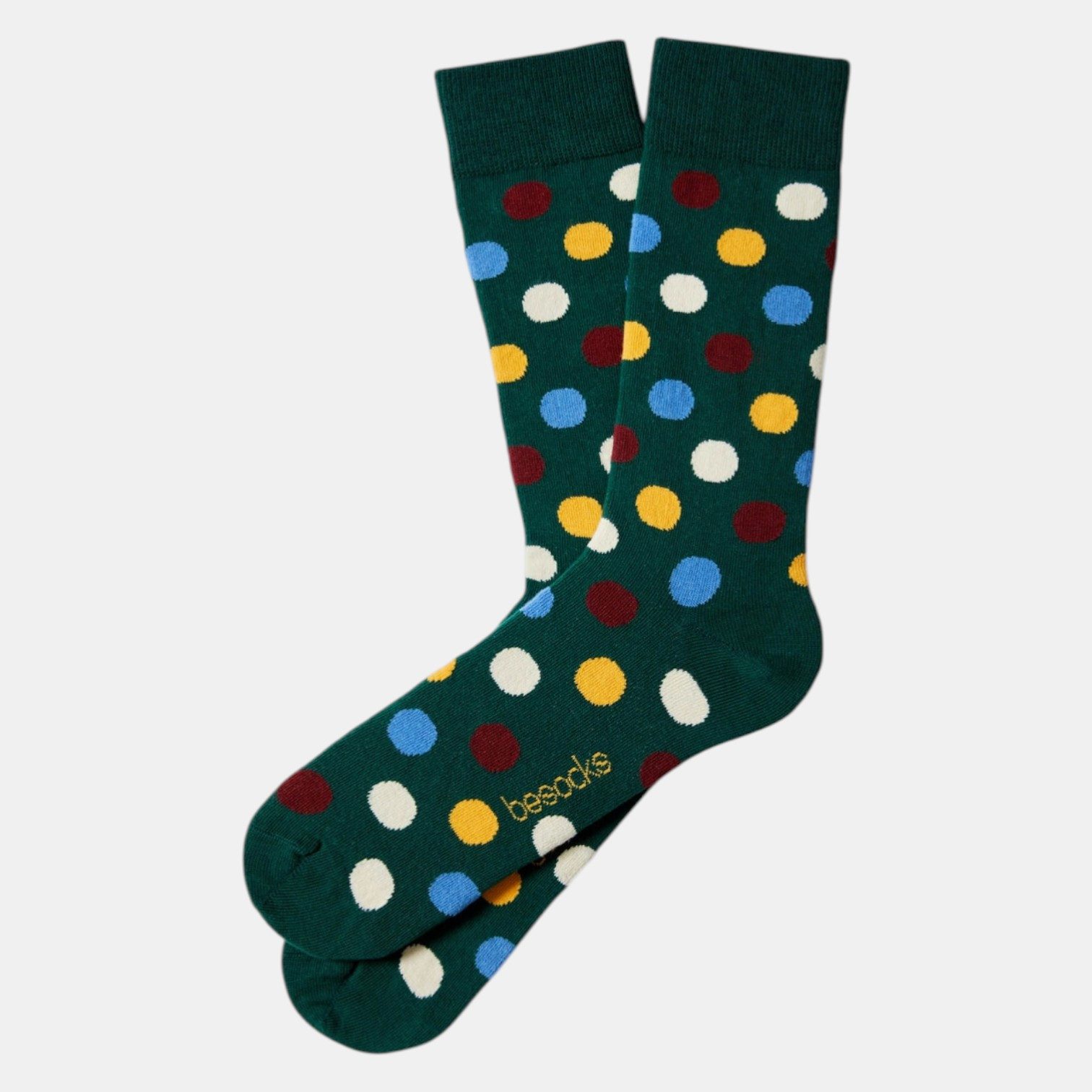 BeSocks Socken Bio-Baumwollsocken - Polkadots
