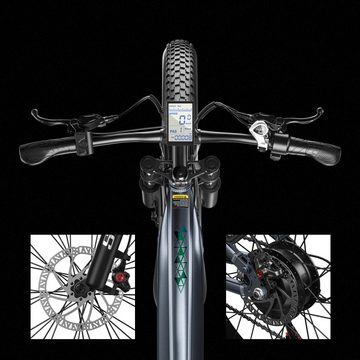DOTMALL E-Bike Shengmilo MX05 E-Mountainbike 26 Zoll Samsung Akku 17,5AH Vollfederung