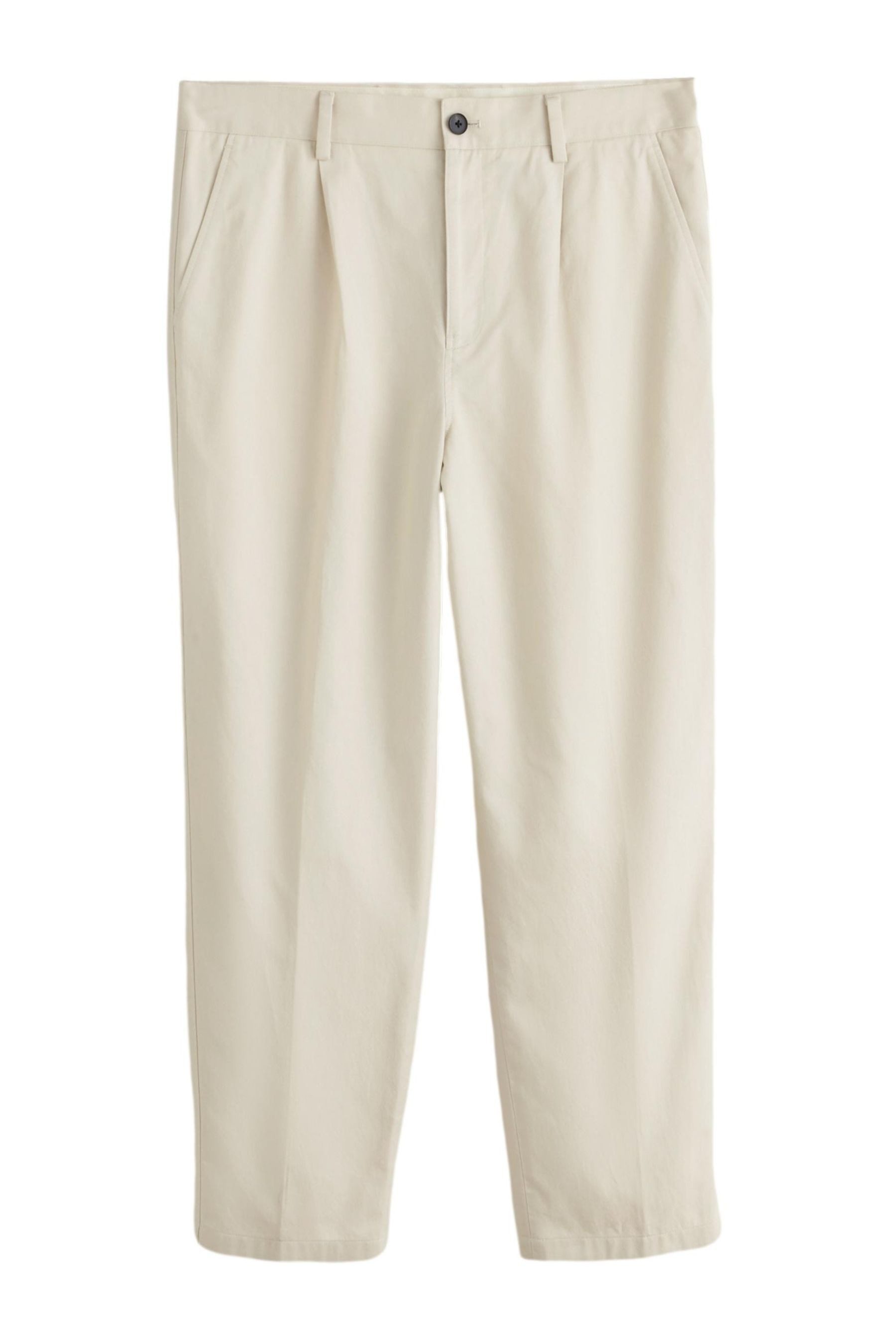 Anzughose Relaxed Fit Anzughose aus Baumwolle und Lyocell