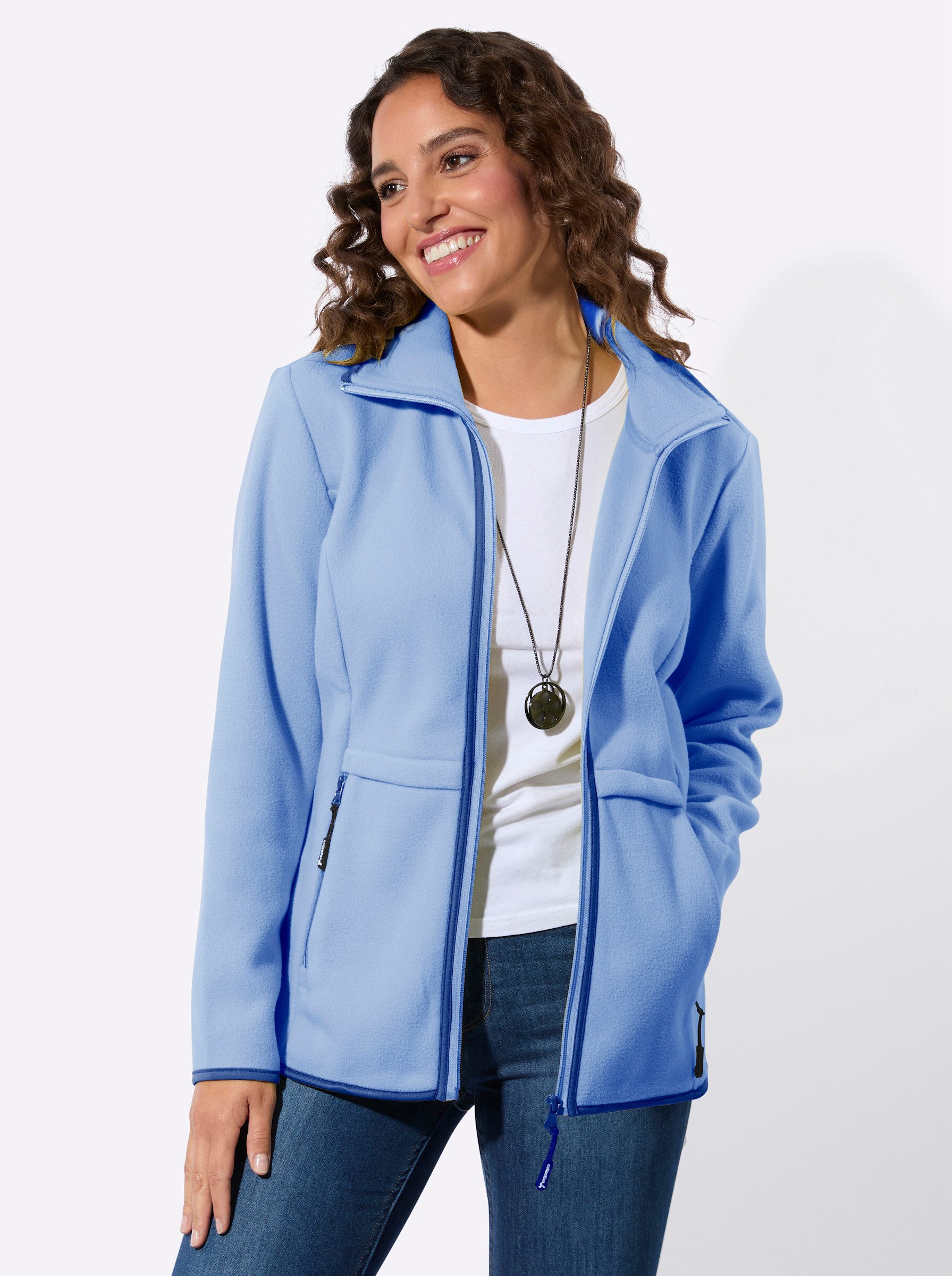 Fleecejacke Fleece-Jacke Langarm