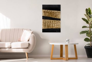 KUNSTLOFT Gemälde Egyptian Echoes 60x90 cm, Leinwandbild 100% HANDGEMALT Wandbild Wohnzimmer