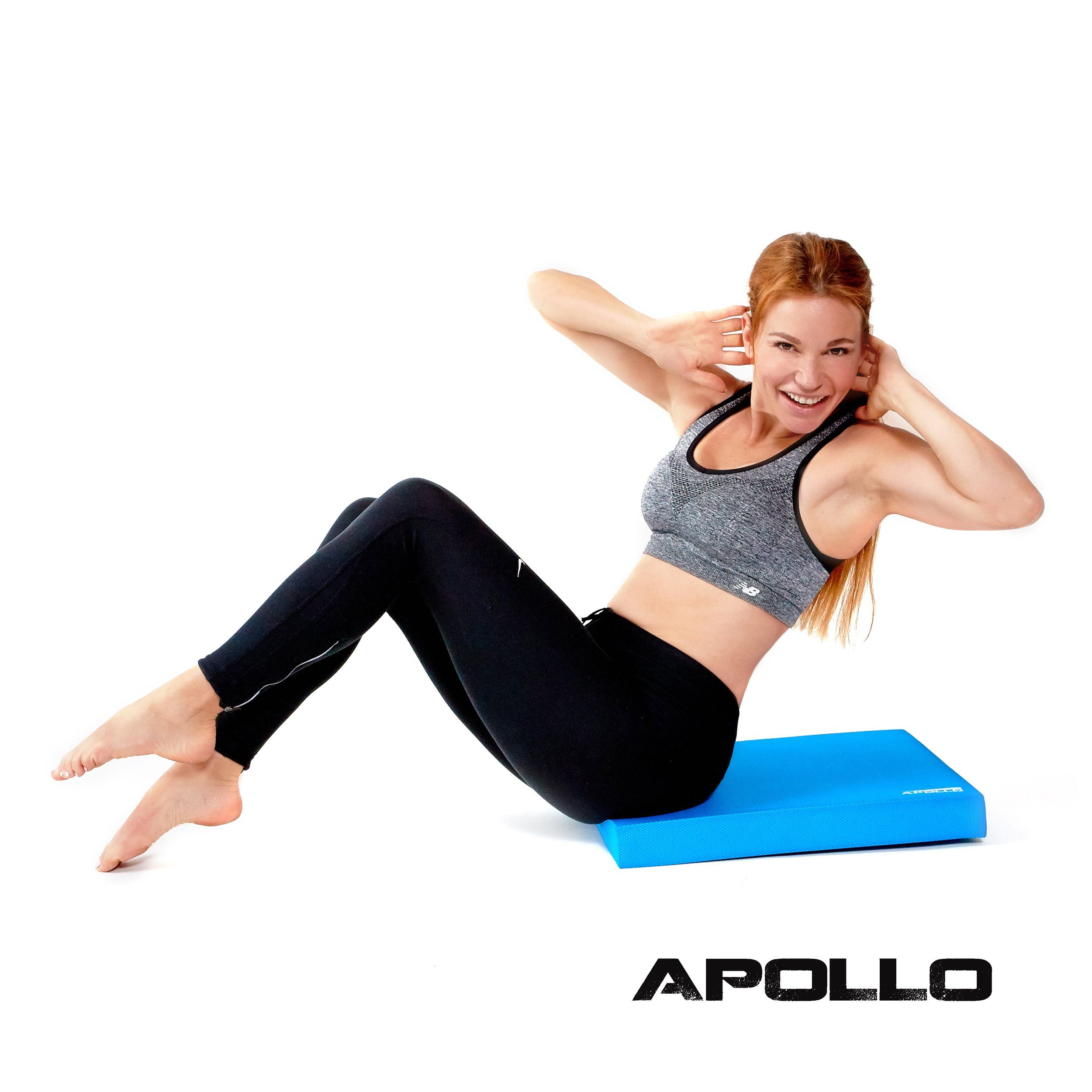 Apollo Balanceboard kleine Koordinationsmatte Balance Pad, 6 cm dick, gelenkschonend und hautverträglich