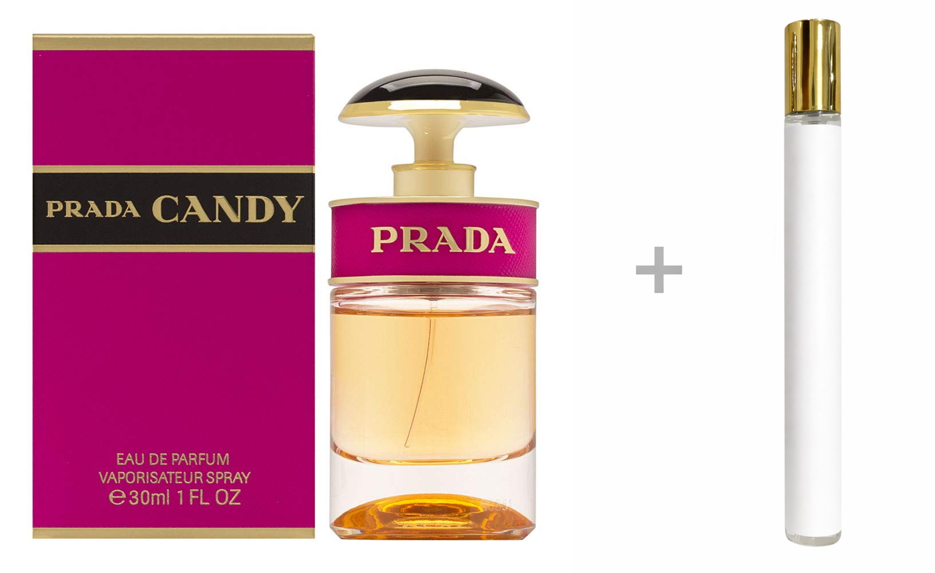 PRADA Duft-Set Candy Eau de Parfum (EDP) Damen Spray mit Reiseduft, Süß-orientalischer Duft mit Karamell, Benzoe und Moschus