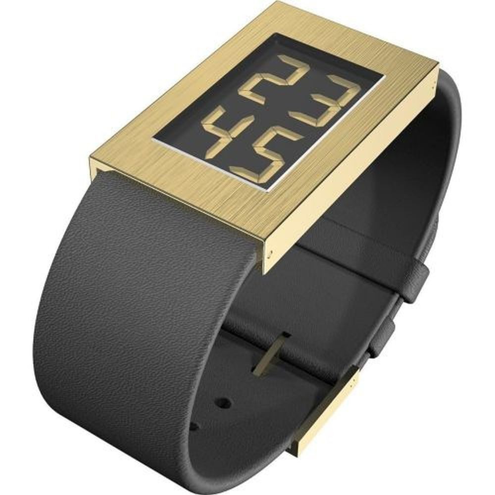 Rosendahl Quarzuhr ROSENDAHL Damen Armbanduhr WATCH I 43272 schwarz / gold B.20mm Digital