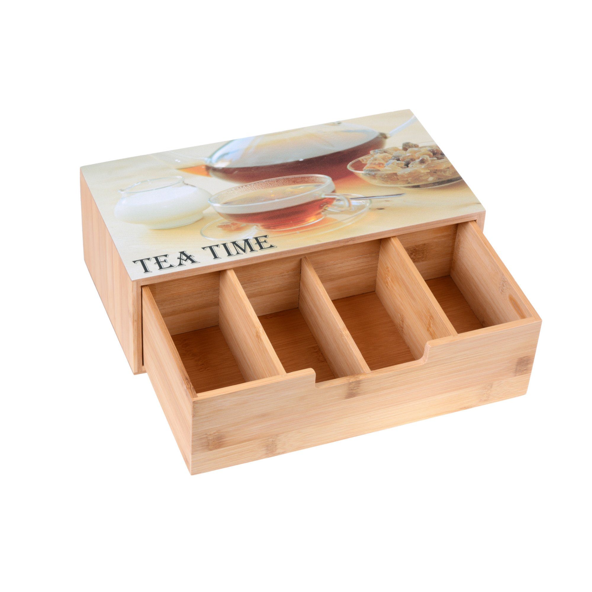 GRÄWE Teebox GRÄWE Tee-Box mit Schublade, Bambus