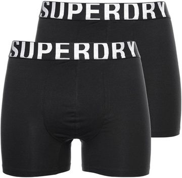 Superdry Boxer BOXER DUAL LOGO DOUBLE PACK (Packung, 2-St., 2er-Pack)