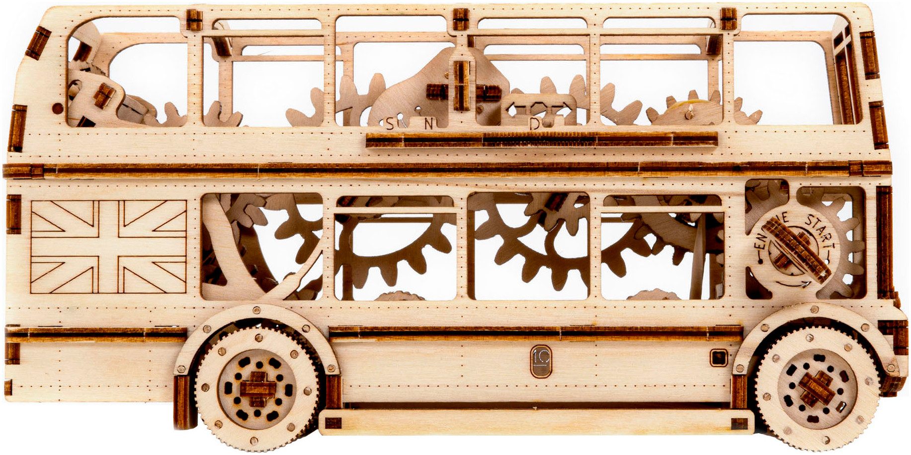 Revell® Modellbausatz Revell Tiny Adventures, London Bus, Maßstab 1:40, Made in Europe