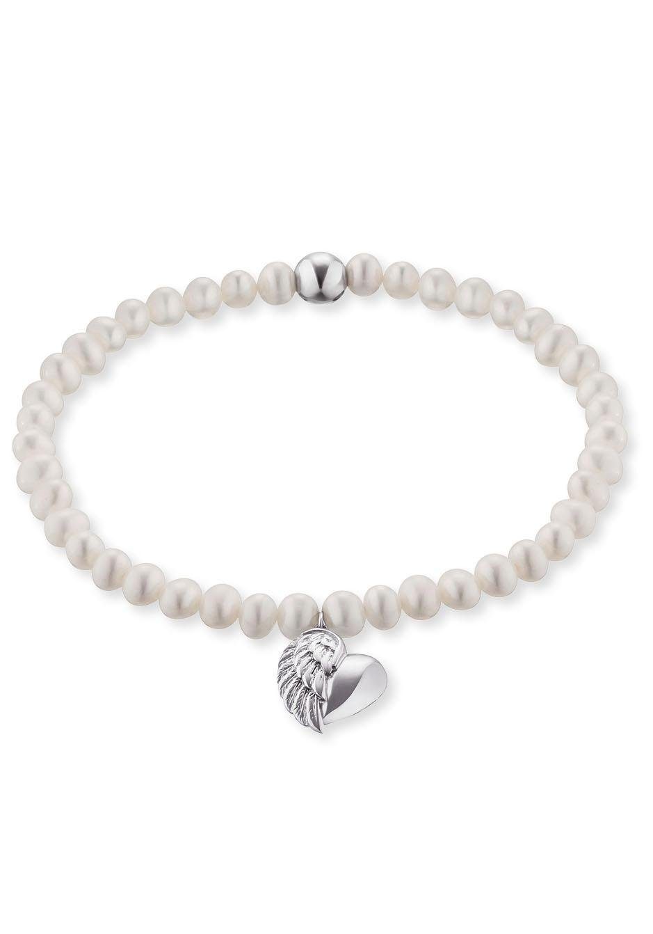 Engelsrufer Perlenarmband HERZFLÜGEL CHARM, ERB-HEARTWING-PE, mit günstig online kaufen