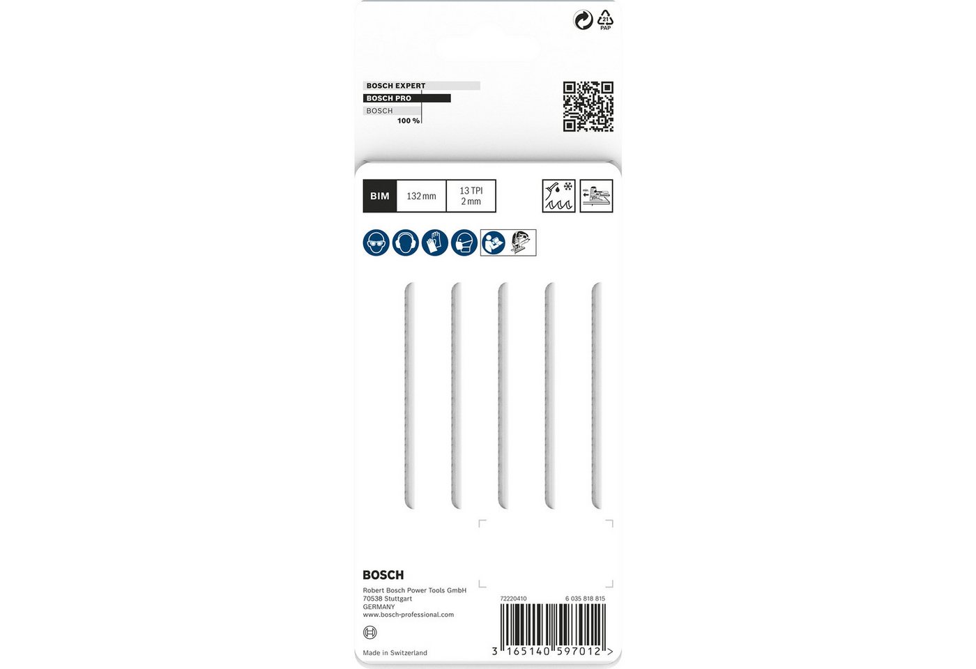 Thumbnail - Bosch Professional Sägeblatt Bosch Professional Stichsägeblatt T 321 BF Speed