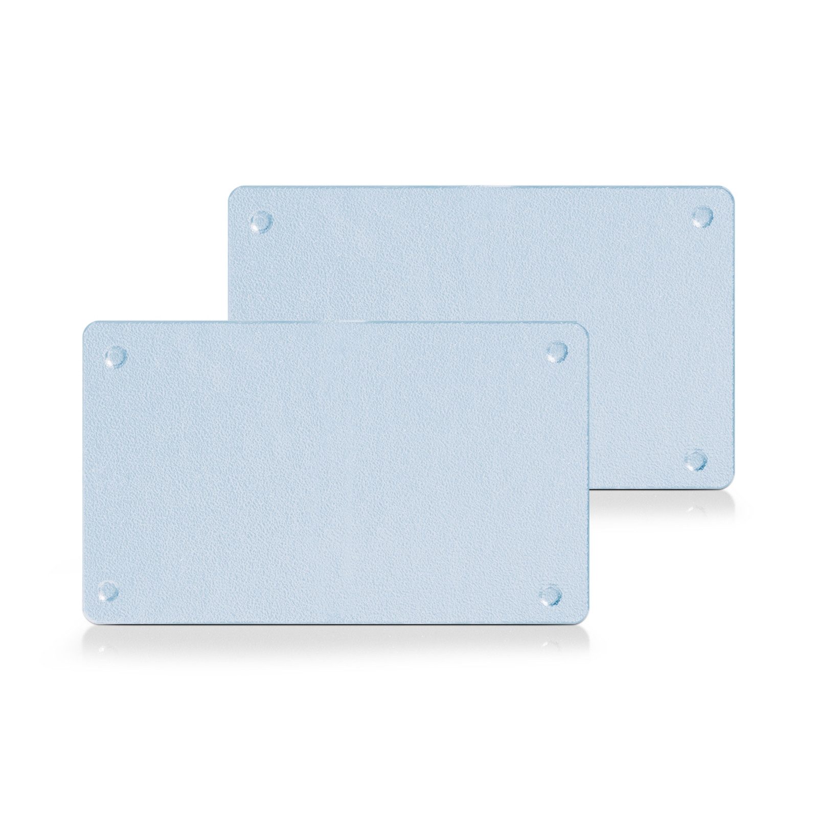 Zeller Present Schneidebrett Glasschneidebrett 2-teilig, Glas, (Stück, 2-St., 2 Schneidebretter), Schneideplatte