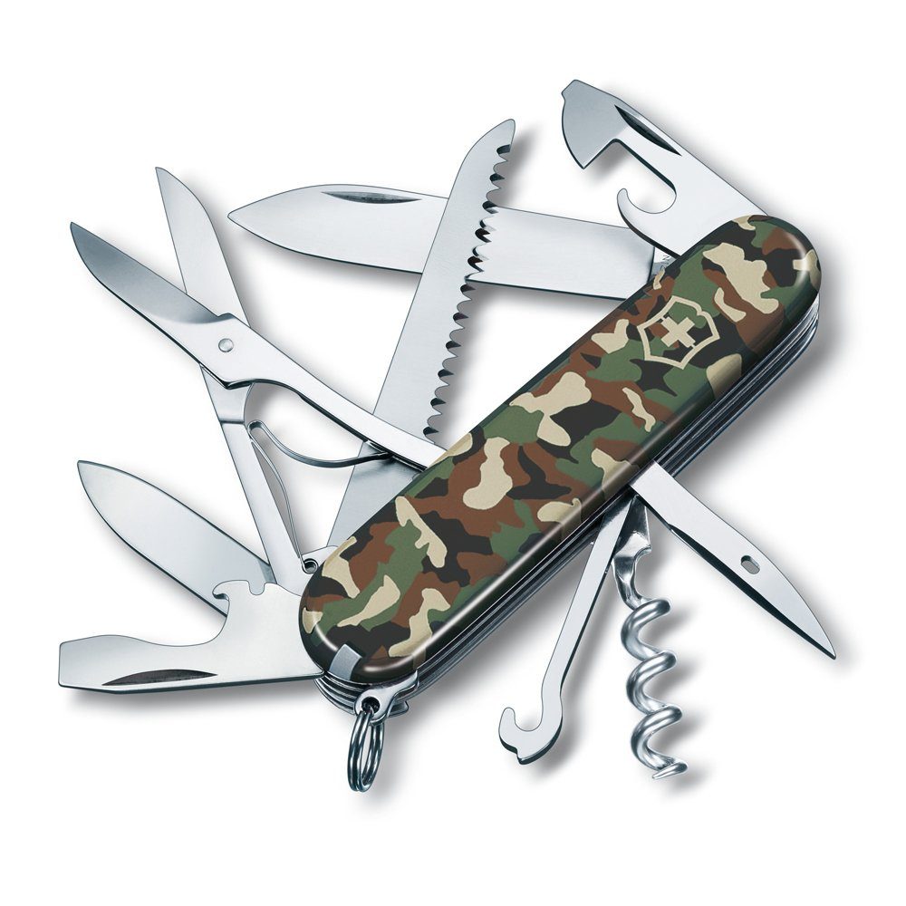 Victorinox Taschenmesser Taschenmesser Huntsman, Camouflage, 15 Funktionen