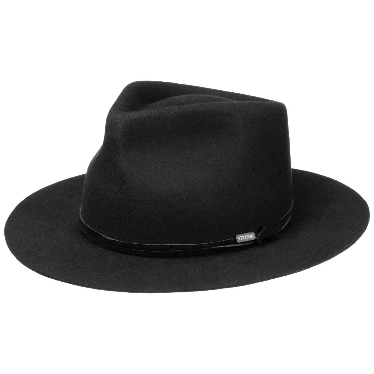 Stetson Filzhut (1-St) Fedorahut mit Lederband