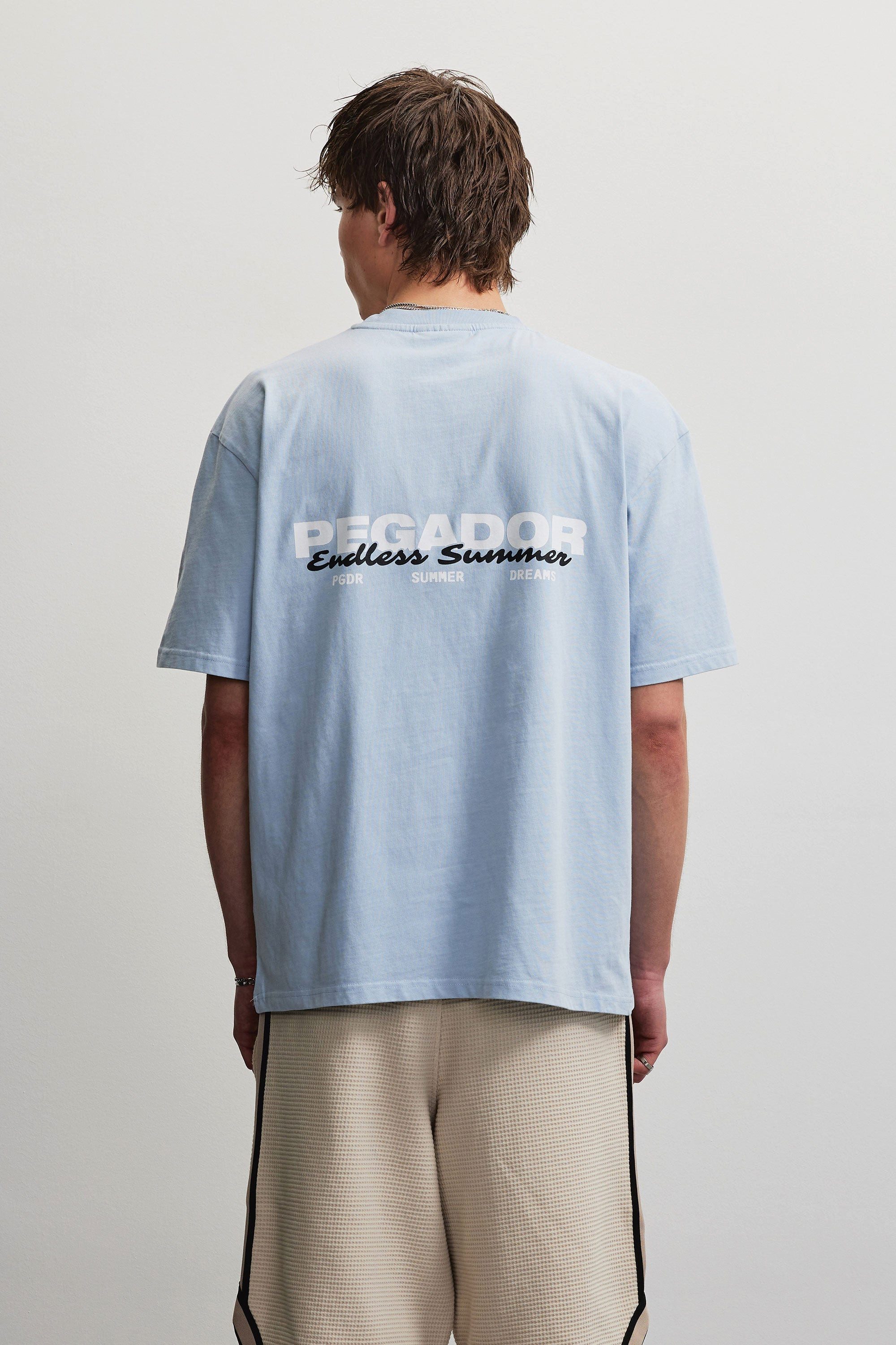 PEGADOR Rundhalsshirt TORRES OVERSIZED TEE