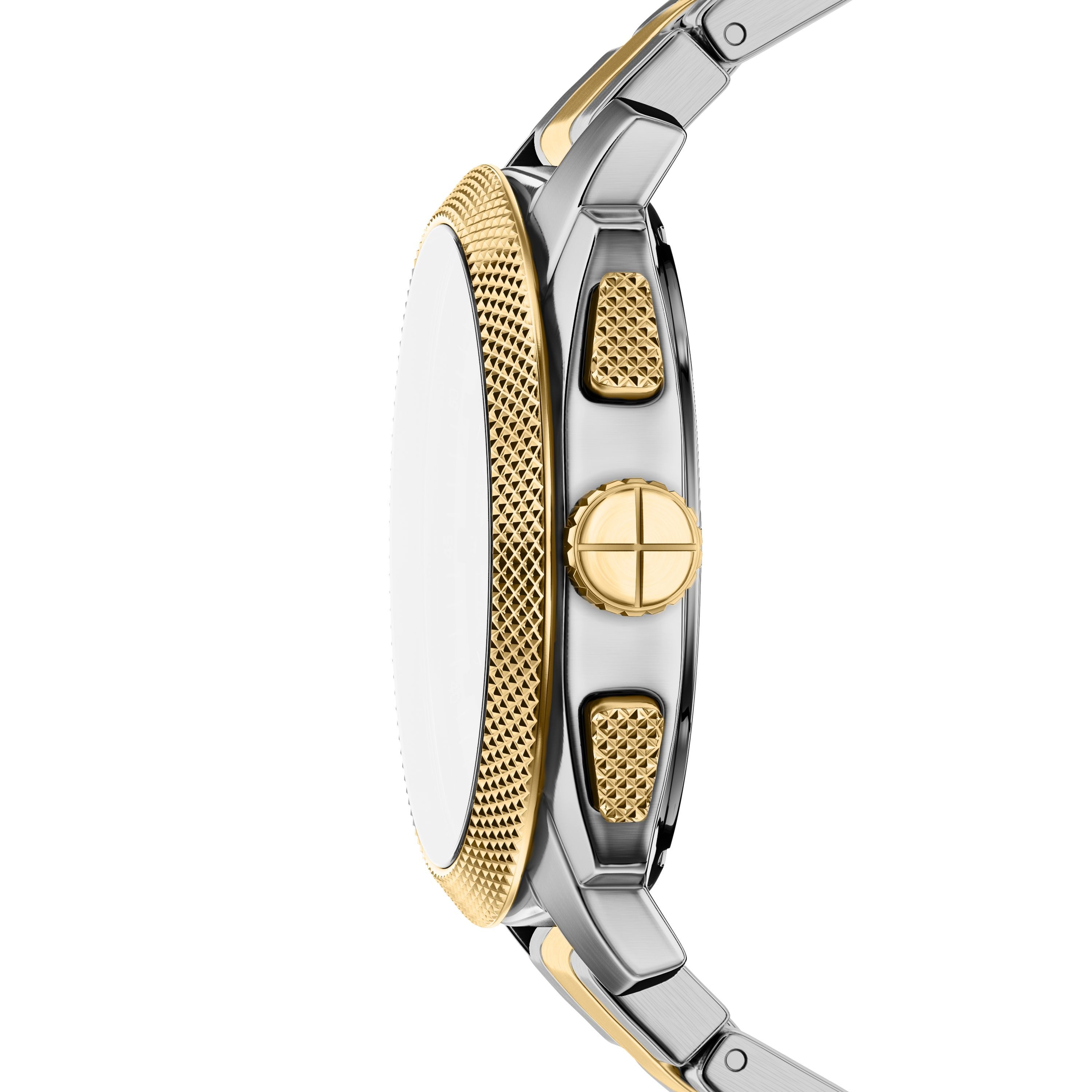 Fossil Chronograph Machine FS6159, Quarzuhr, Armbanduhr, Herrenuhr, Edelstahlarmband, analog