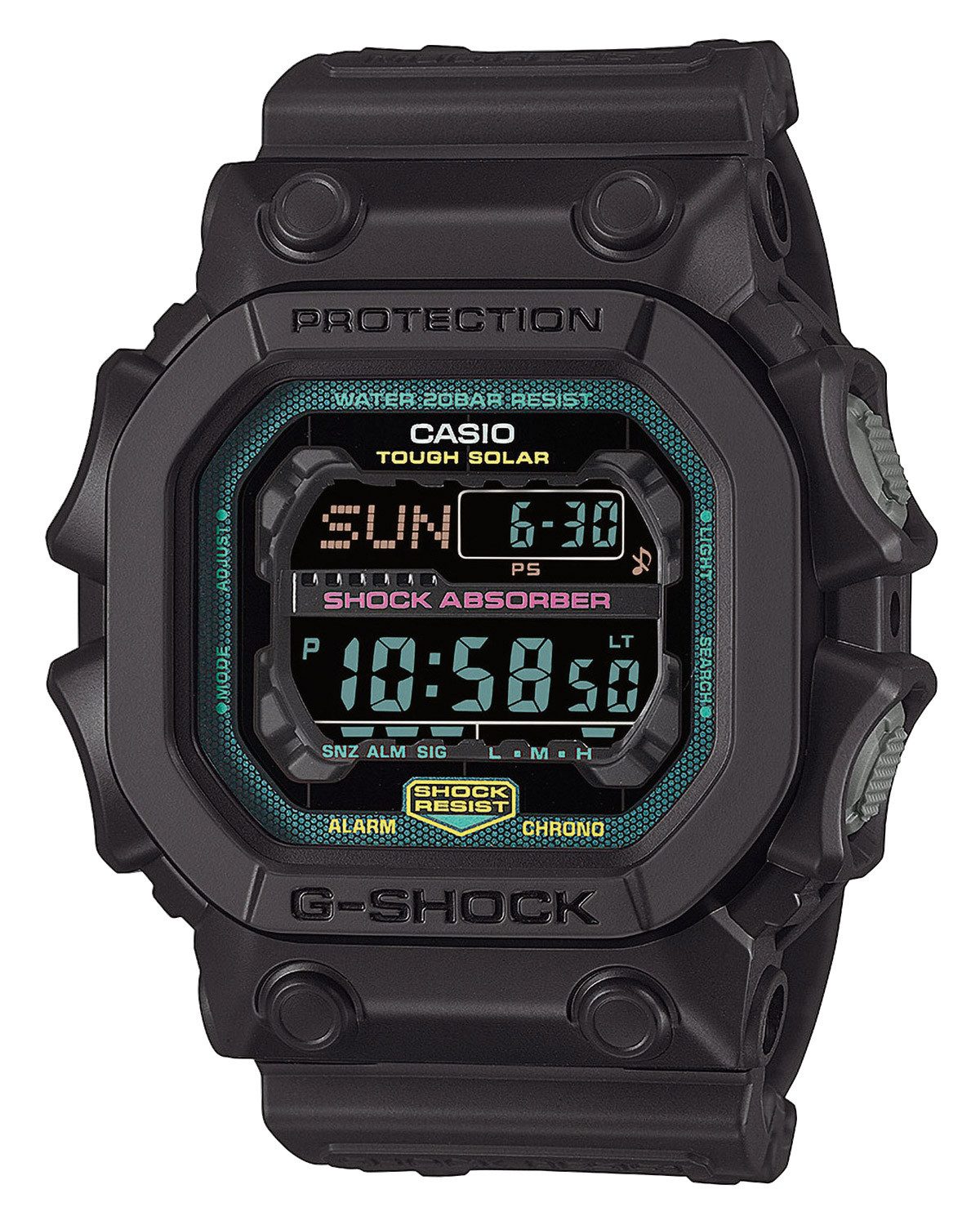 CASIO G-SHOCK Digitaluhr G-Shock Origin Solar Schwarz/Bunt günstig online kaufen