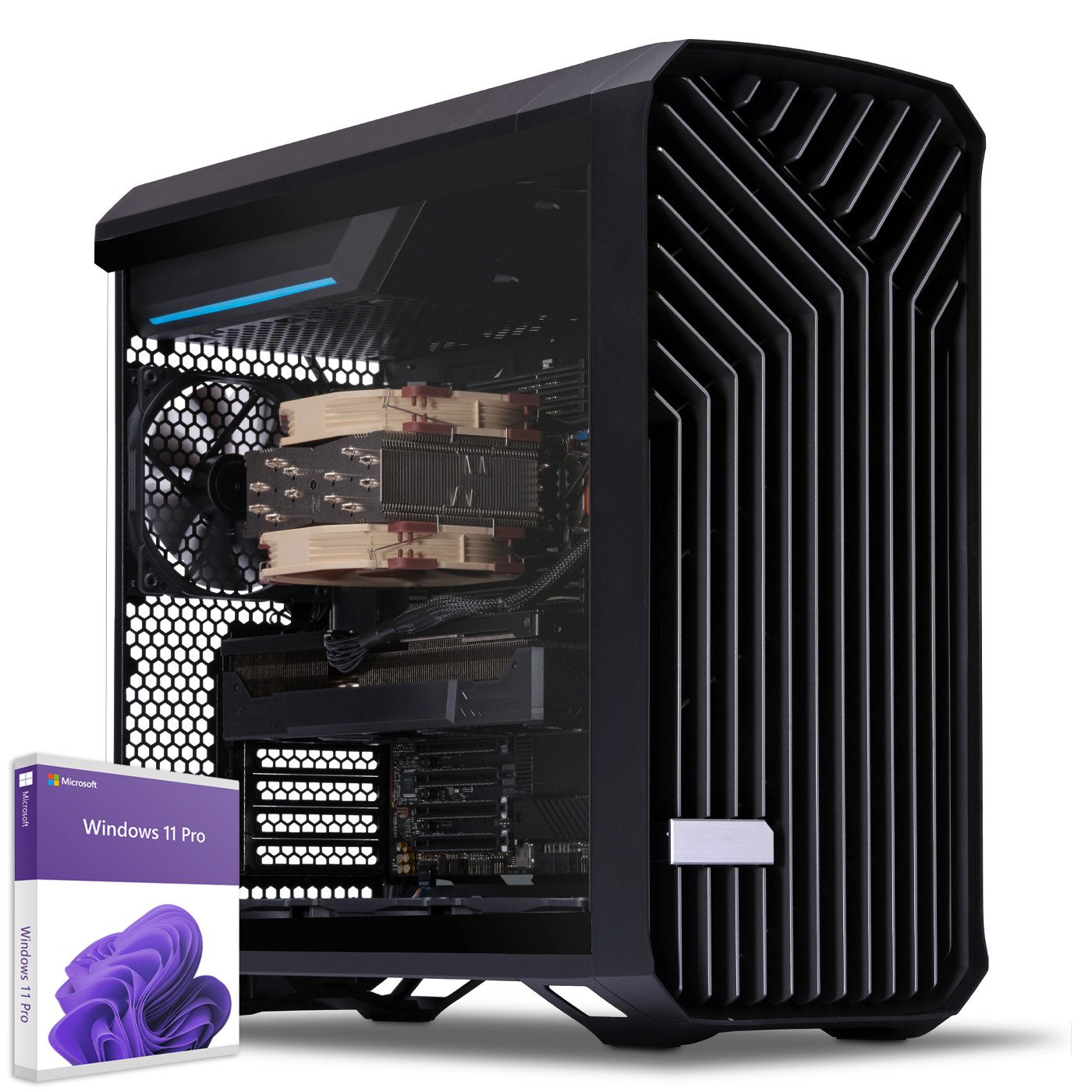 Sedatech UC0W927I1I1HF - Watercooling Workstation Business-PC (AMD Ryzen Threadripper Pro Pro 7985WX 64x 3.2GHz (max 5.1GHz), Quadro RTX A6000 48GB, 256 GB RAM, 2000 GB SSD, Watercooling, Wlan 5)